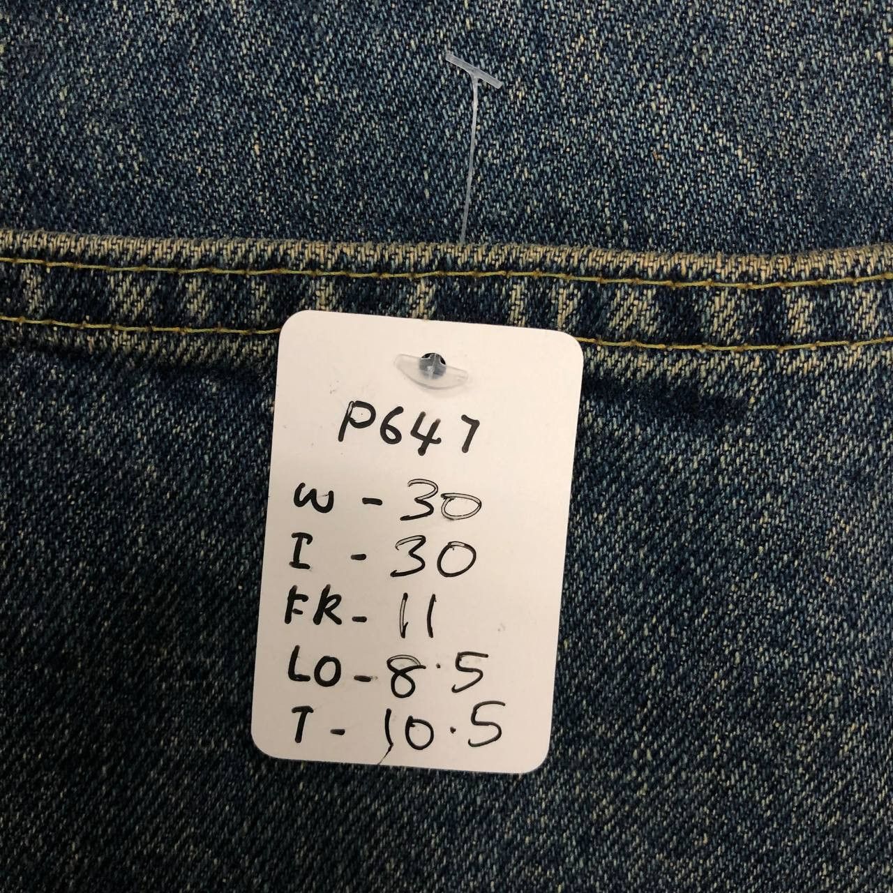 Edwin P647 VTG EDWIN SELVEDGE JAPAN DENIM Size US 30 / EU 46 - 10 Thumbnail