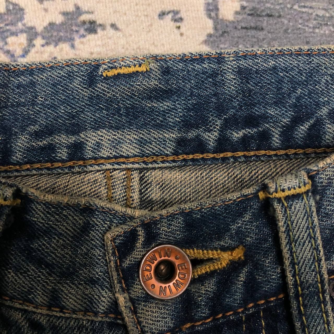 Edwin P647 VTG EDWIN SELVEDGE JAPAN DENIM Size US 30 / EU 46 - 8 Thumbnail