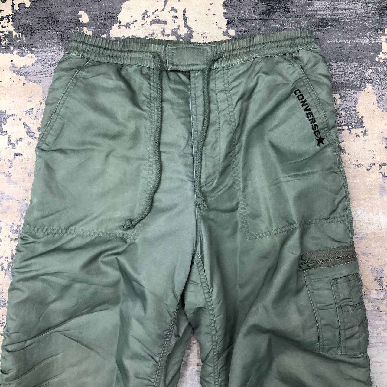 Converse P640 90s CONVERSE NYLON CARGO PANTS Size US 33 - 3 Thumbnail