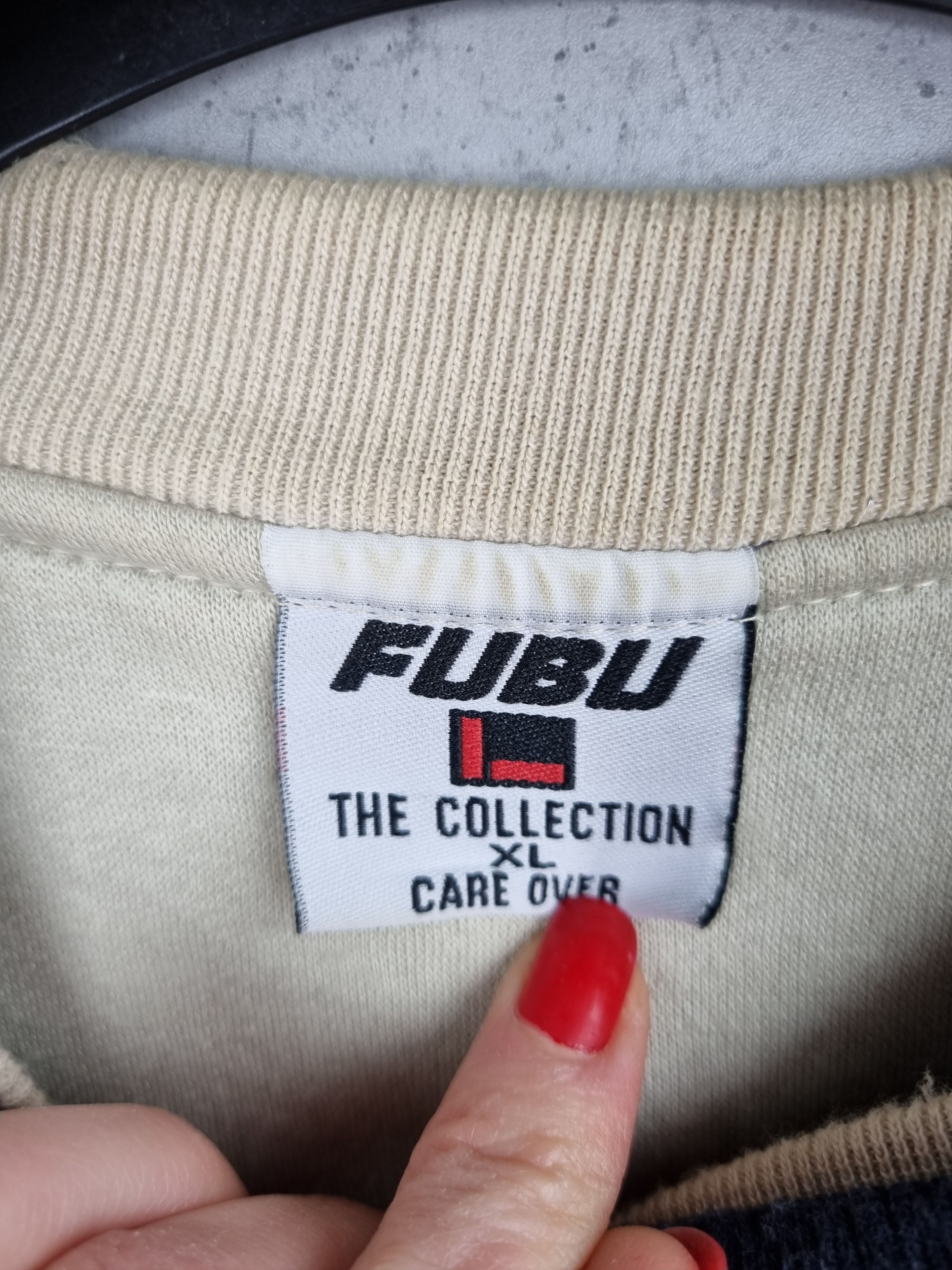 Fubu × Rap Tees × Vintage 90s FUBU Spellout Vintage Hip hop Rap Sweatshirt Wu Tang Size US XL / EU 56 / 4 - 8 Thumbnail