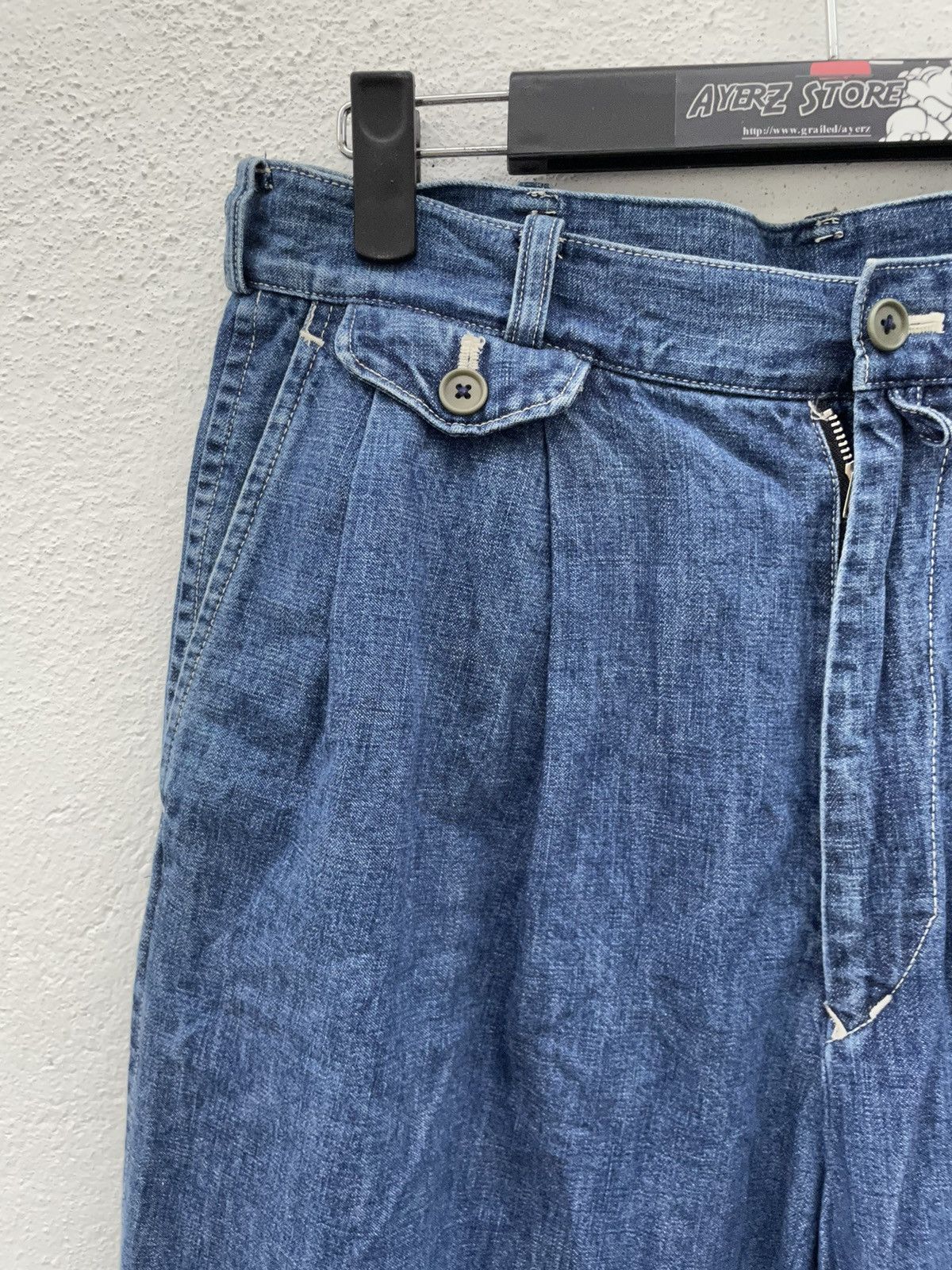 Y's for Men Vintage Y’s For Men Yohji Yamamoto baggy Denim Pants Size US 30 / EU 46 - 6 Thumbnail
