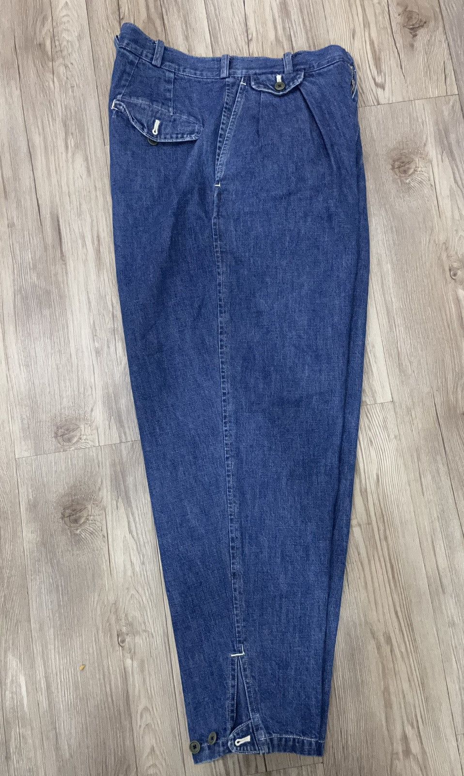 Y's for Men Vintage Y’s For Men Yohji Yamamoto baggy Denim Pants Size US 30 / EU 46 - 3 Thumbnail