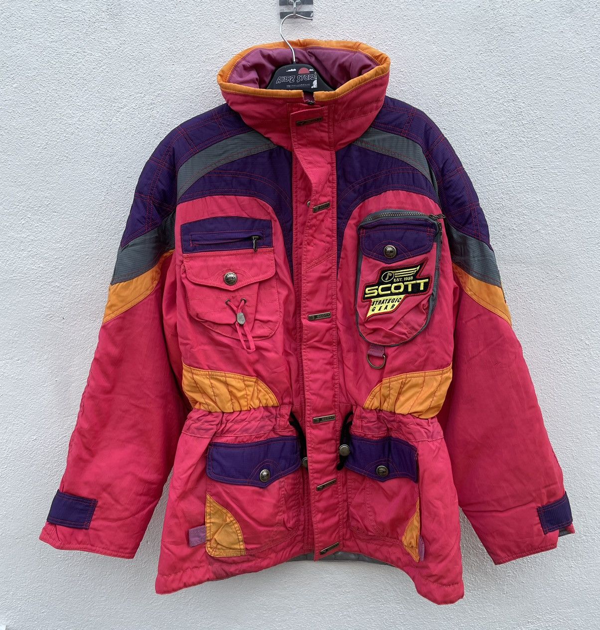 Vintage Vintage Scott Ski Hooded Jacket Size US M / EU 48-50 / 2 - 1 Thumbnail