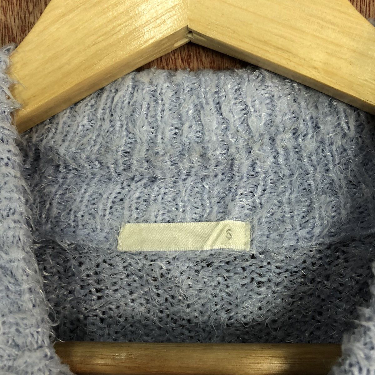 Homespun Knitwear × Japanese Brand Gu Dark Blue Shag Shaggy Fur Mohair Knitwear #6703 Size US S / EU 44-46 / 1 - 7 Thumbnail
