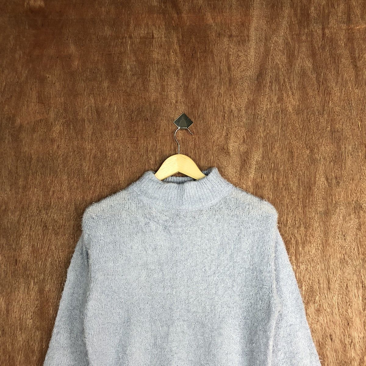 Homespun Knitwear × Japanese Brand Gu Dark Blue Shag Shaggy Fur Mohair Knitwear #6703 Size US S / EU 44-46 / 1 - 2 Thumbnail