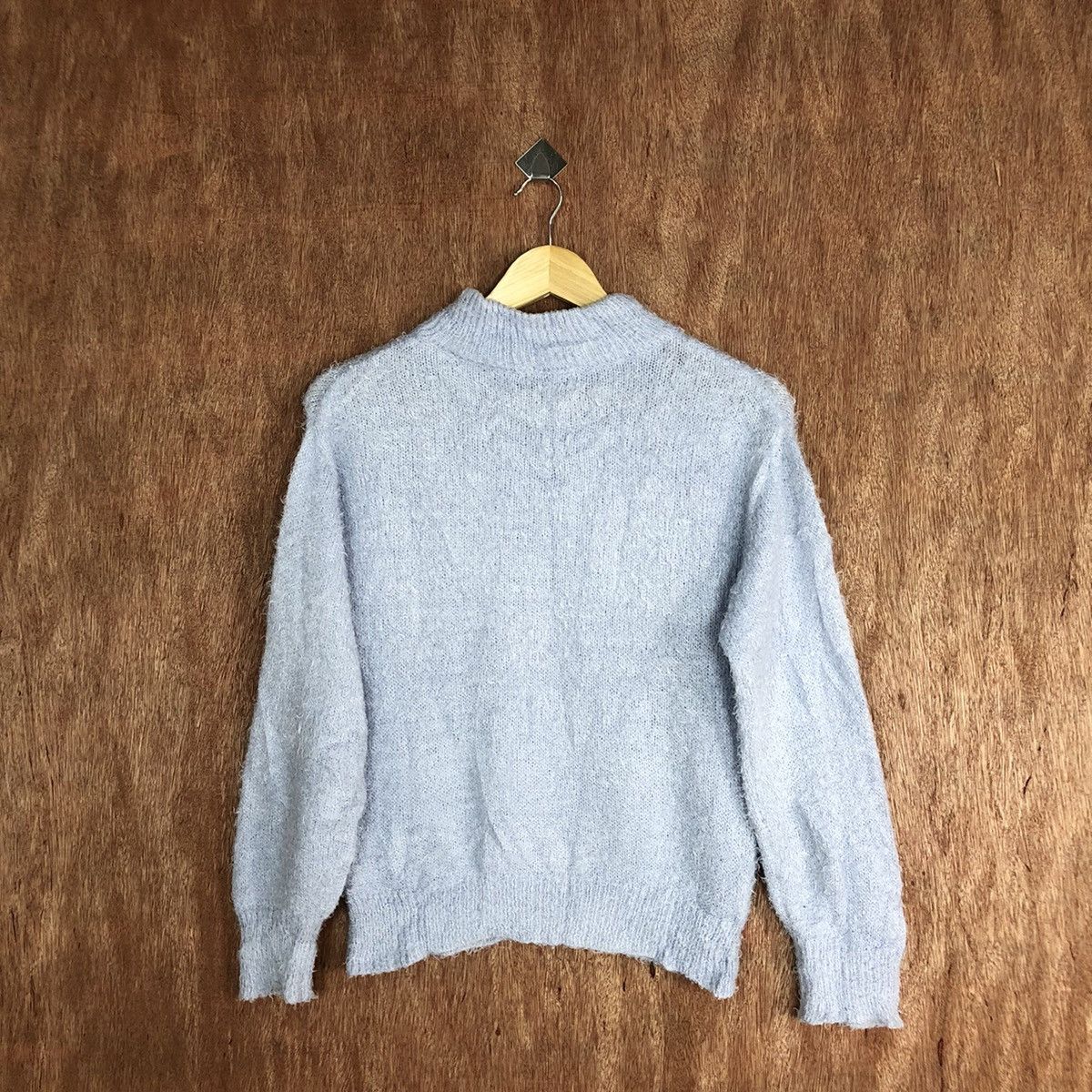 Homespun Knitwear × Japanese Brand Gu Dark Blue Shag Shaggy Fur Mohair Knitwear #6703 Size US S / EU 44-46 / 1 - 9 Thumbnail