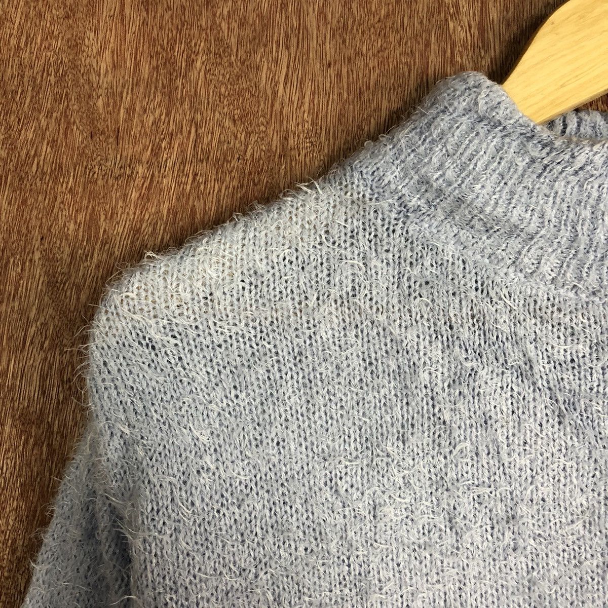 Homespun Knitwear × Japanese Brand Gu Dark Blue Shag Shaggy Fur Mohair Knitwear #6703 Size US S / EU 44-46 / 1 - 6 Thumbnail
