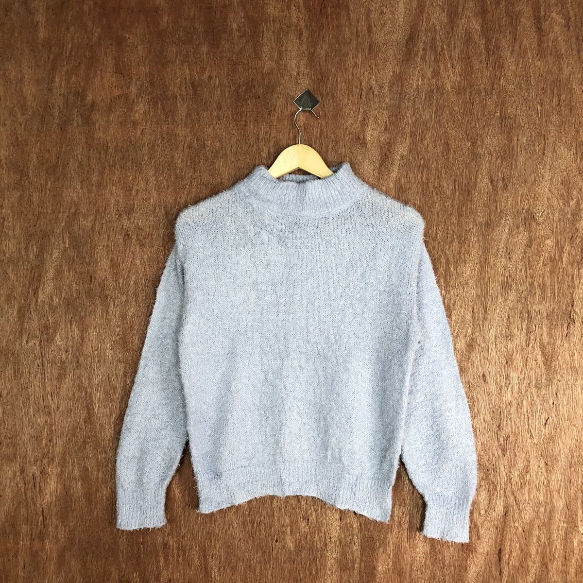 Homespun Knitwear × Japanese Brand Gu Dark Blue Shag Shaggy Fur Mohair Knitwear #6703 Size US S / EU 44-46 / 1 - 1 Thumbnail