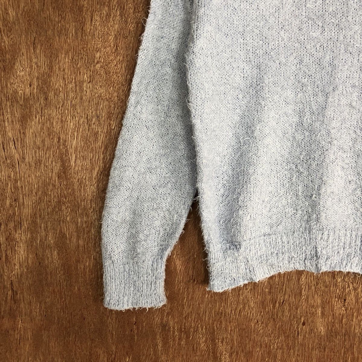 Homespun Knitwear × Japanese Brand Gu Dark Blue Shag Shaggy Fur Mohair Knitwear #6703 Size US S / EU 44-46 / 1 - 4 Thumbnail