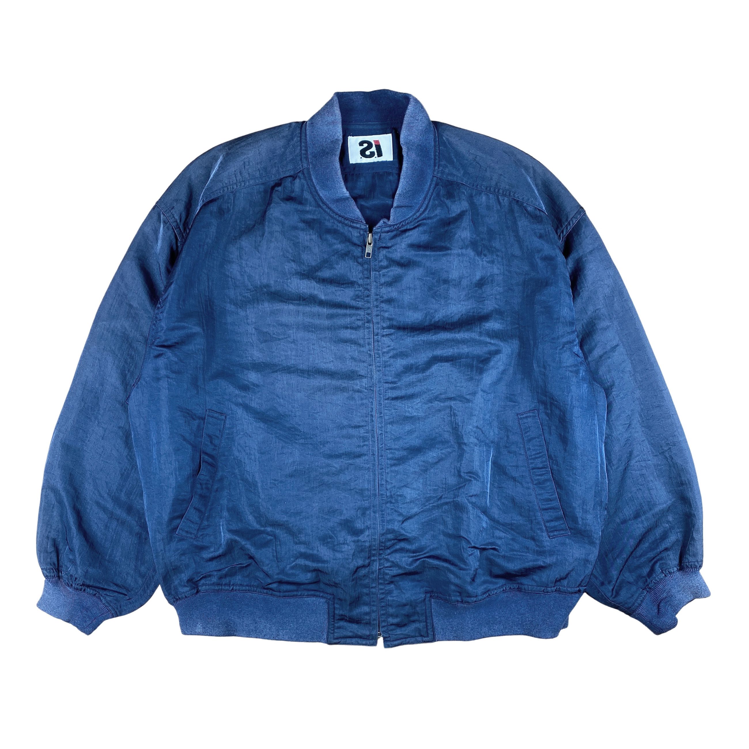 Issey Miyake × Tsumori Chisato SS86 Navy Logo Bomber Size US M / EU 48-50 / 2 - 2 Thumbnail