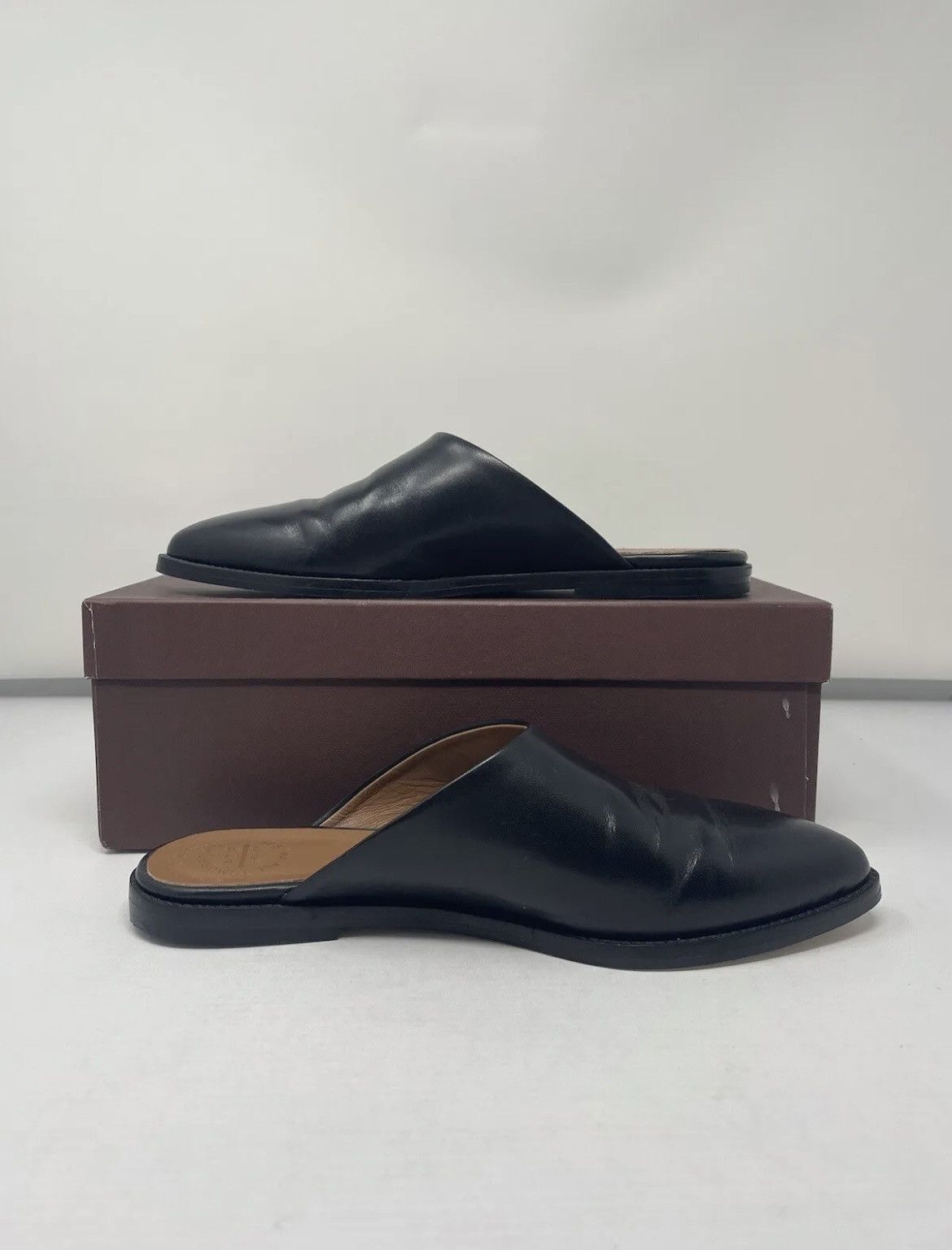 ATP Atelier ATP Atelier Anzi Leather Slide Black Made in Italy Size 36 Size US 6 / IT 36 - 2 Thumbnail