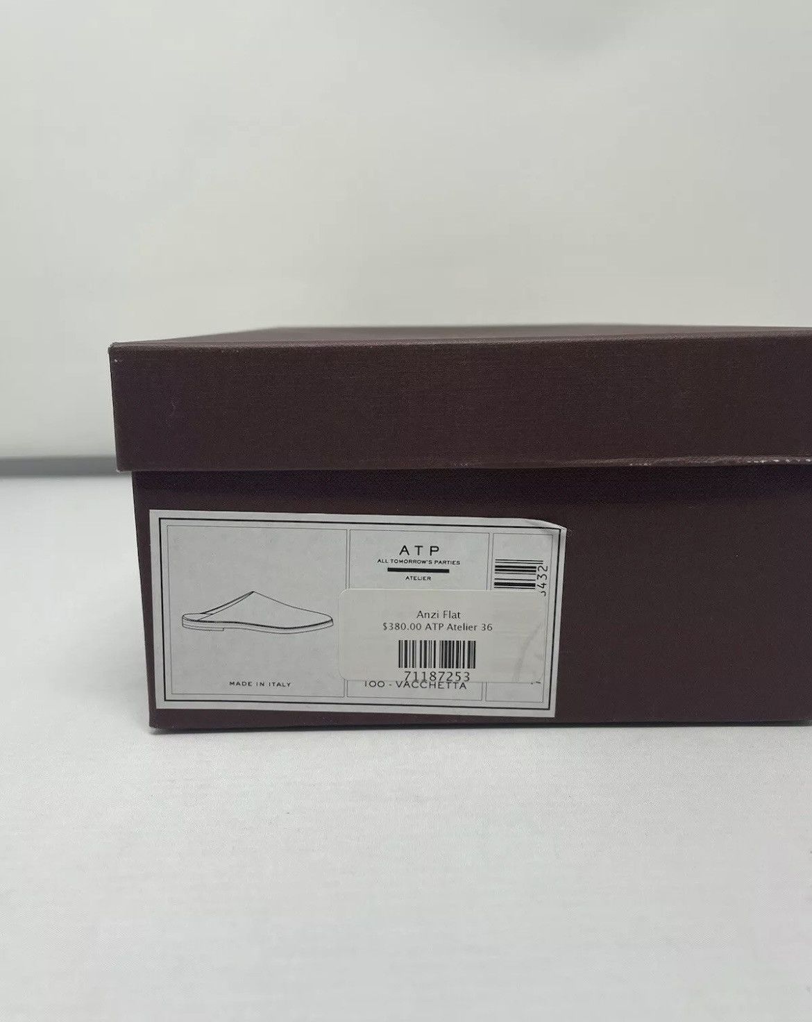 ATP Atelier ATP Atelier Anzi Leather Slide Black Made in Italy Size 36 Size US 6 / IT 36 - 7 Thumbnail