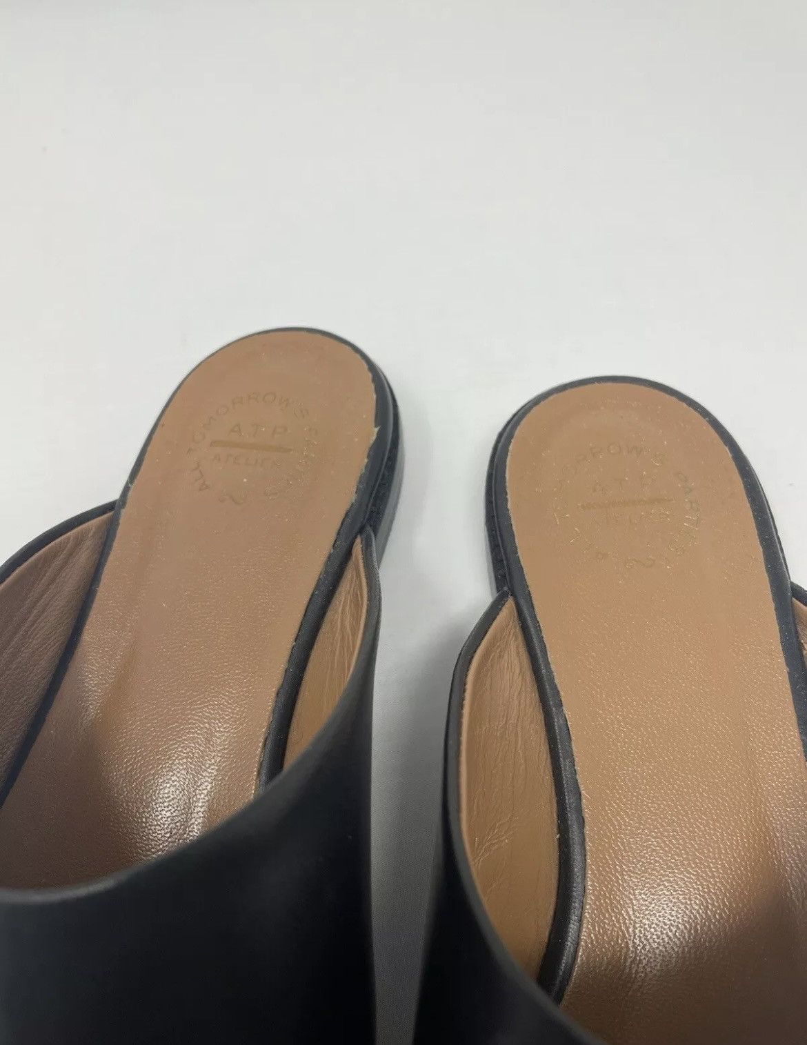 ATP Atelier ATP Atelier Anzi Leather Slide Black Made in Italy Size 36 Size US 6 / IT 36 - 5 Thumbnail