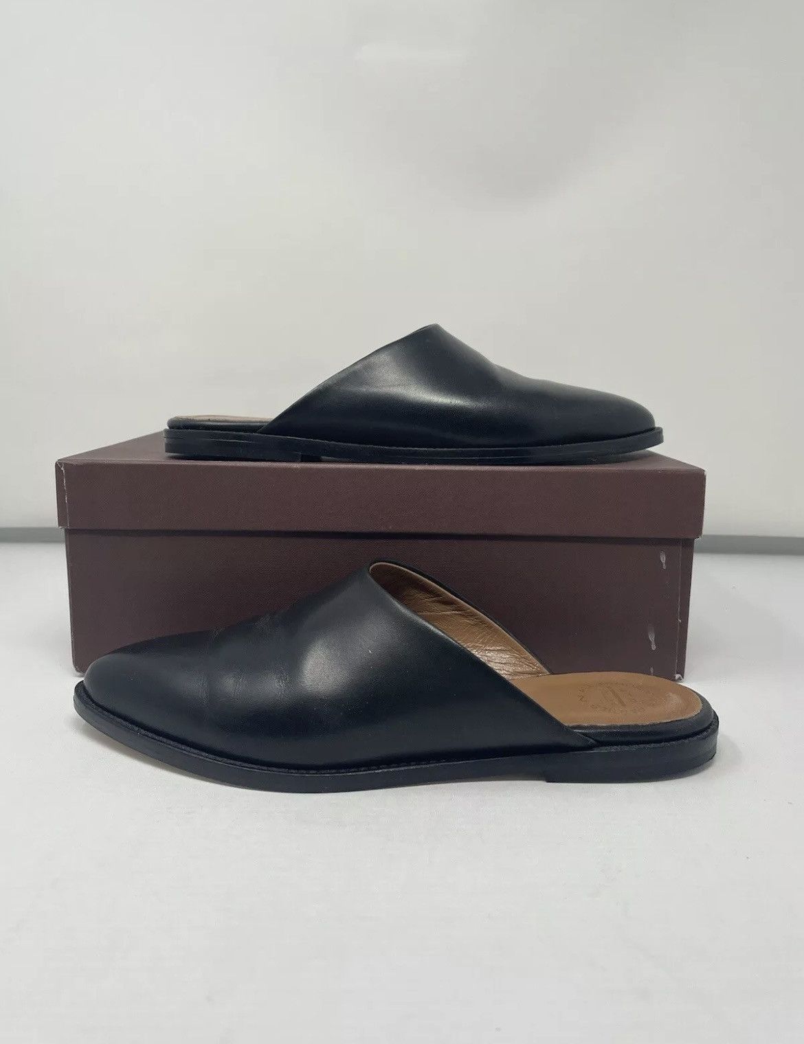 ATP Atelier ATP Atelier Anzi Leather Slide Black Made in Italy Size 36 Size US 6 / IT 36 - 1 Thumbnail