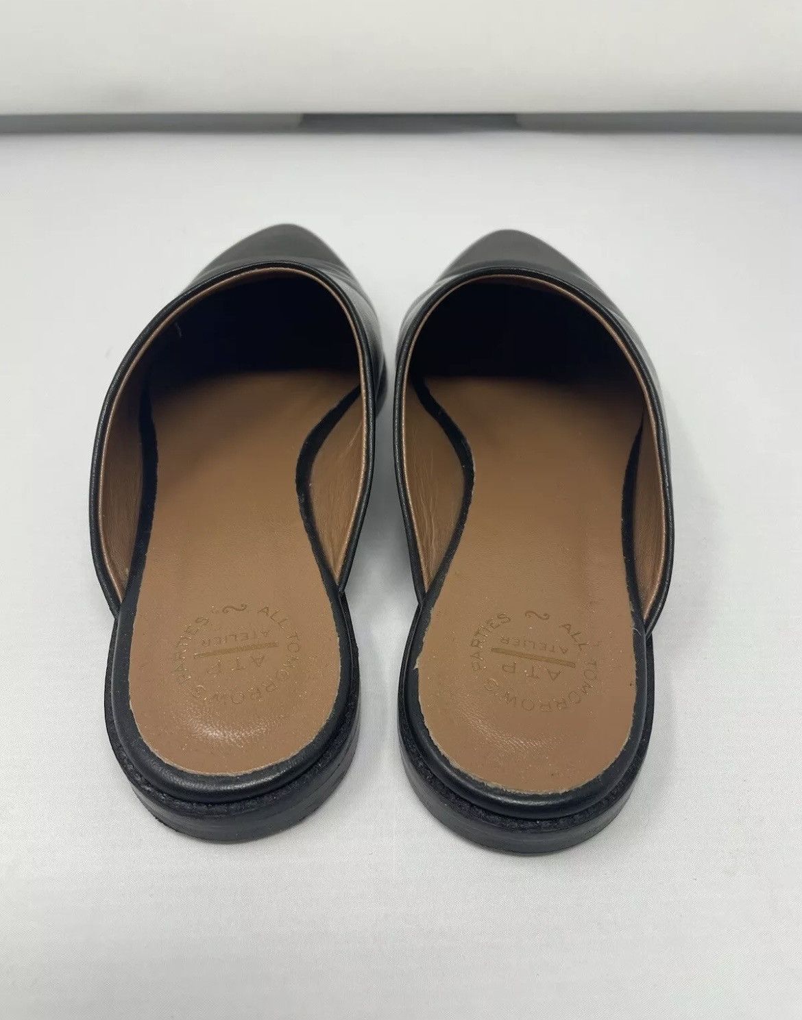 ATP Atelier ATP Atelier Anzi Leather Slide Black Made in Italy Size 36 Size US 6 / IT 36 - 4 Thumbnail
