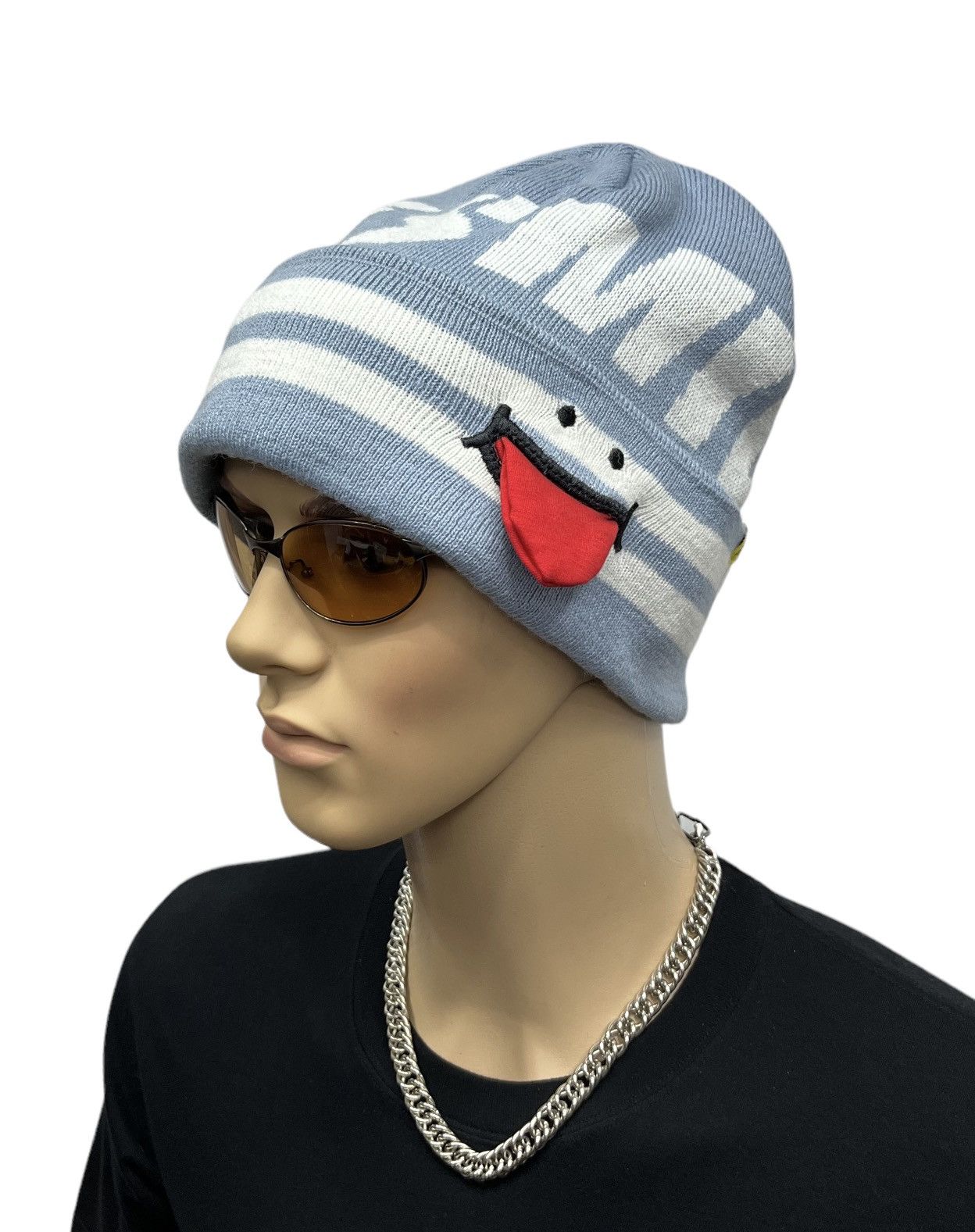 Japanese Brand 😋DOPE🔥Japanese Brand UP! SMILE Acrylic Beanie Hat Size ONE SIZE - 1 Thumbnail