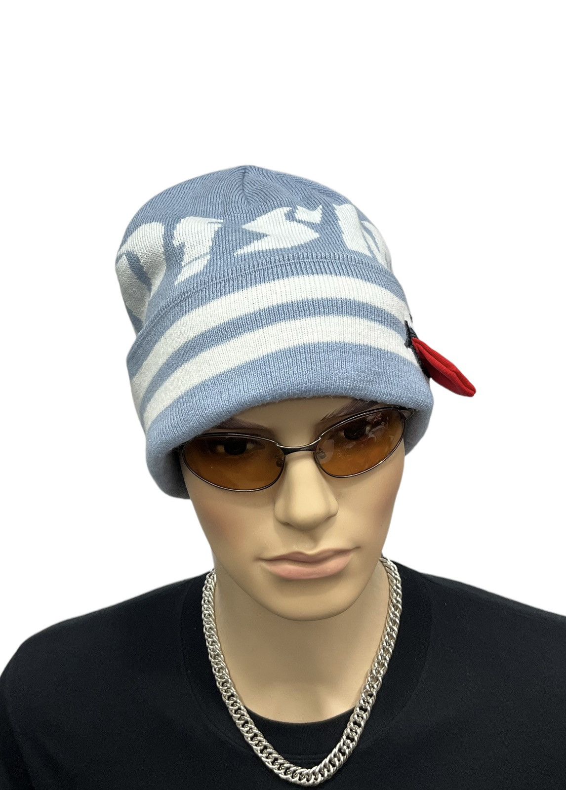Japanese Brand 😋DOPE🔥Japanese Brand UP! SMILE Acrylic Beanie Hat Size ONE SIZE - 2 Thumbnail
