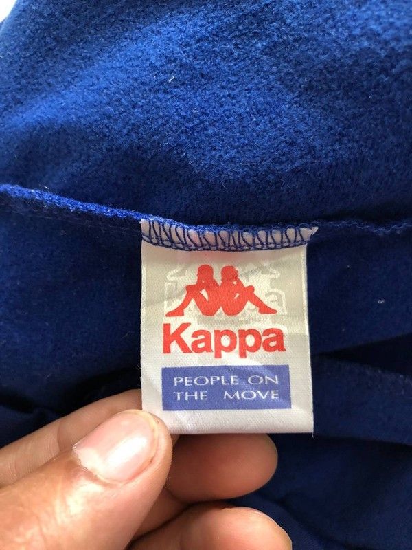 Kappa × Vintage Vintage Kappa Logomatic Side Tape Zipper Trainer Jacket Size US L / EU 52-54 / 3 - 5 Thumbnail