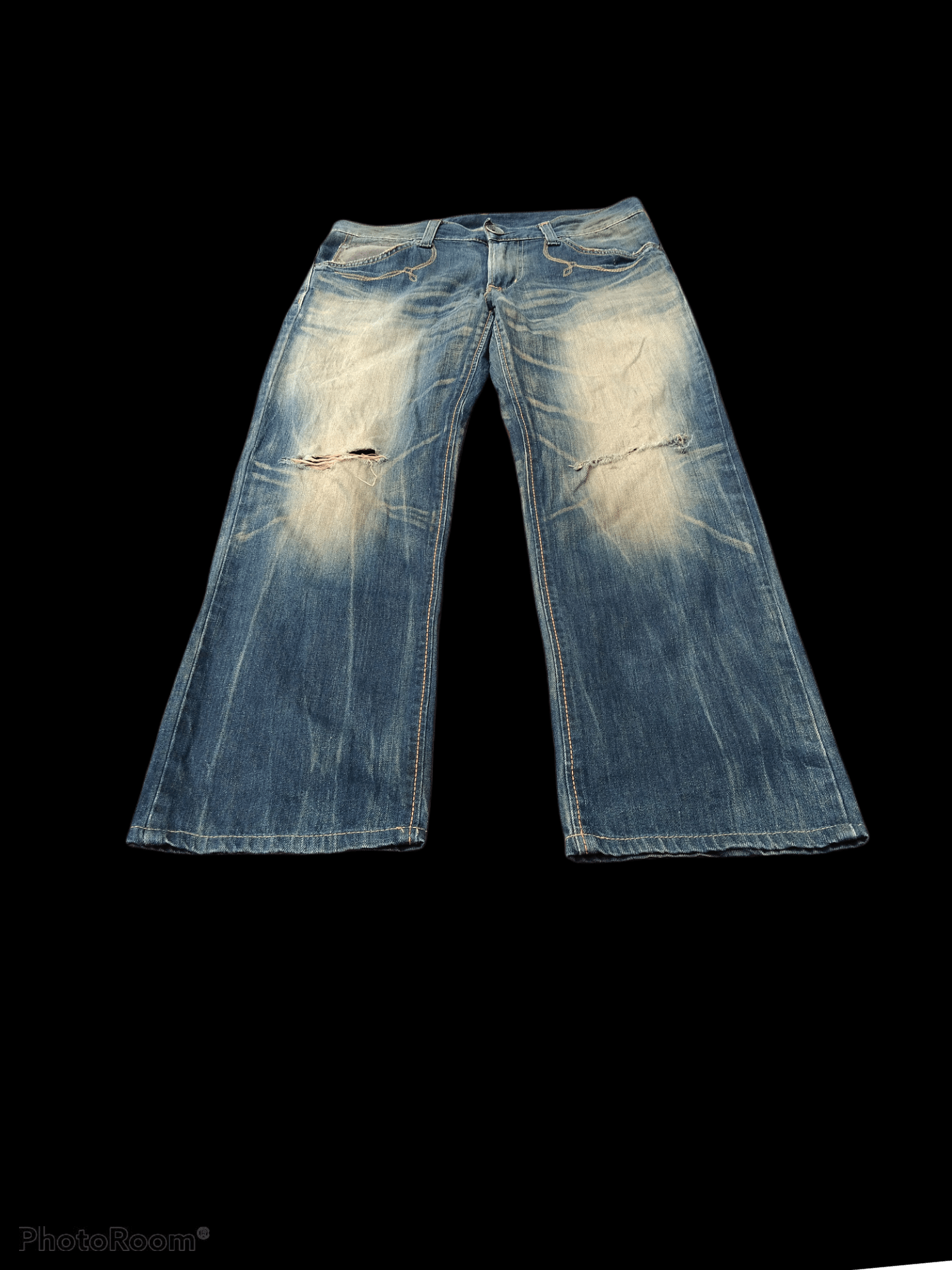 Rusty THRASHED MADE IN JAPAN EDWIN KURT COBAIN STYLE Size US 31 - 3 Thumbnail