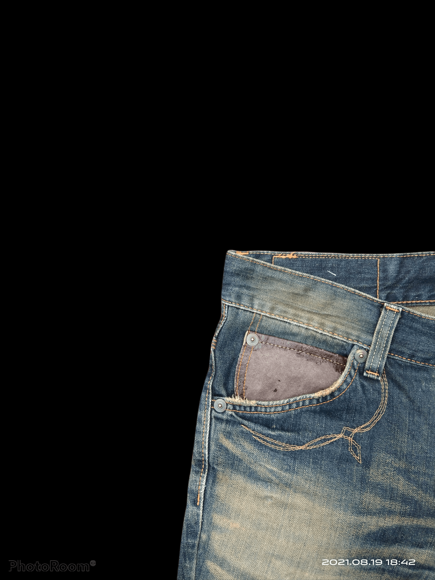 Rusty THRASHED MADE IN JAPAN EDWIN KURT COBAIN STYLE Size US 31 - 6 Thumbnail