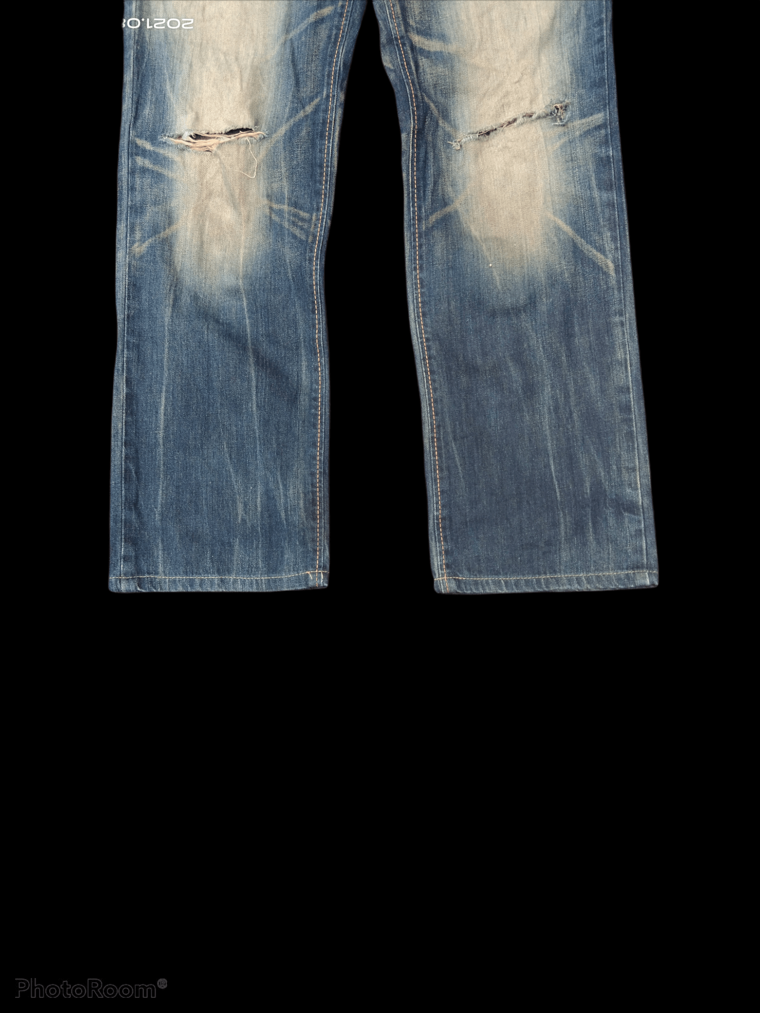 Rusty THRASHED MADE IN JAPAN EDWIN KURT COBAIN STYLE Size US 31 - 4 Thumbnail