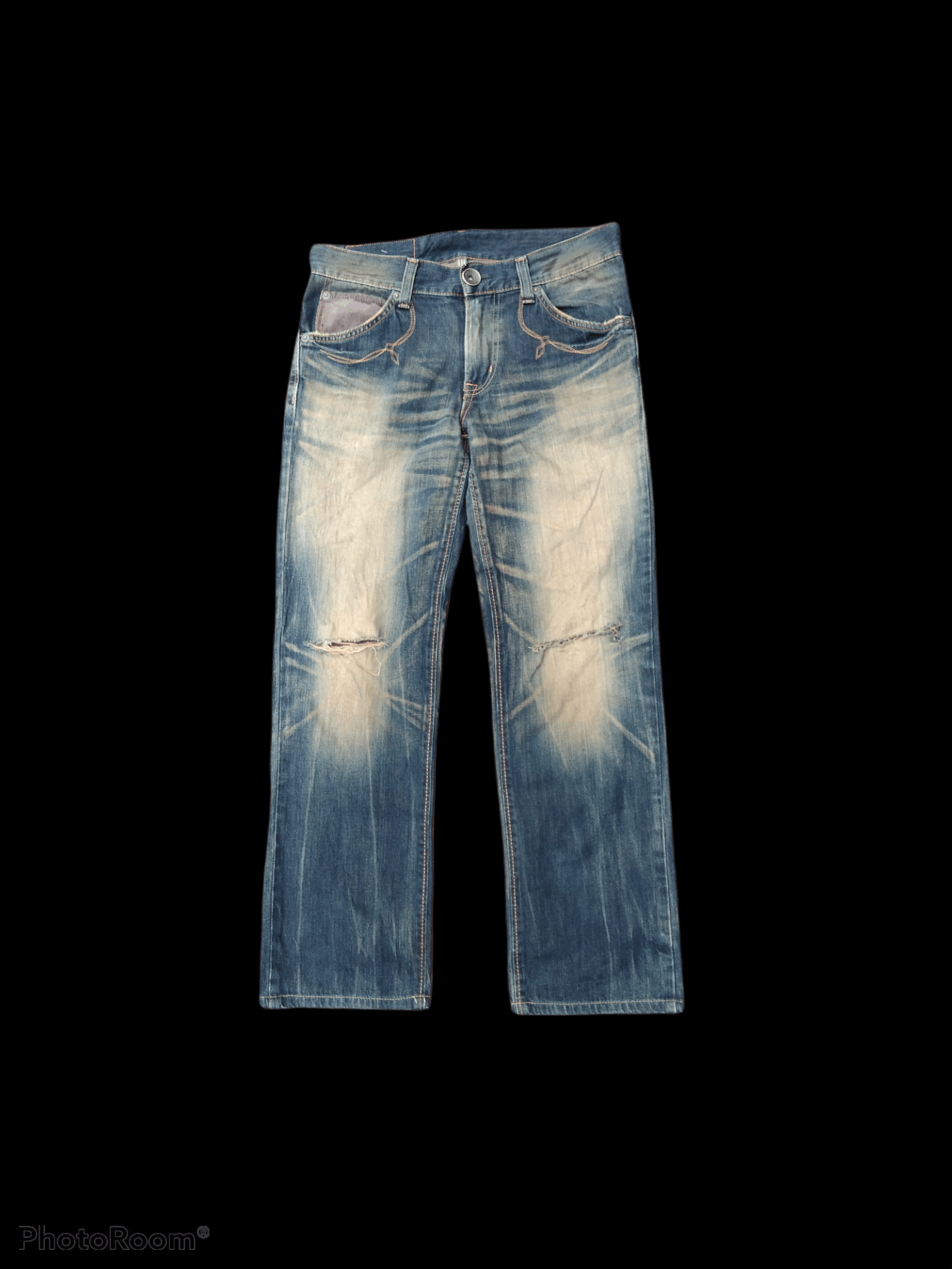 Rusty THRASHED MADE IN JAPAN EDWIN KURT COBAIN STYLE Size US 31 - 1 Thumbnail