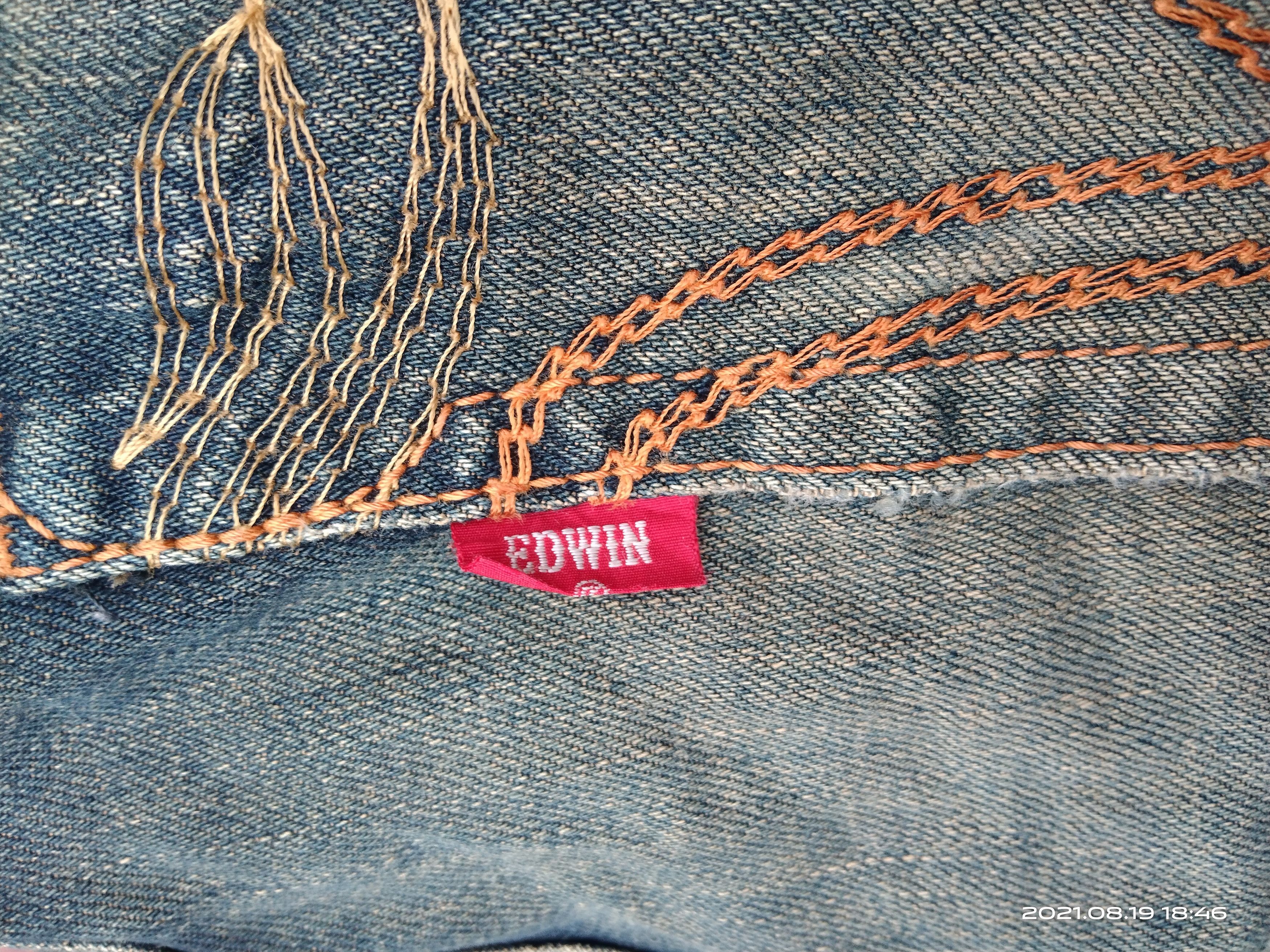 Rusty THRASHED MADE IN JAPAN EDWIN KURT COBAIN STYLE Size US 31 - 8 Thumbnail