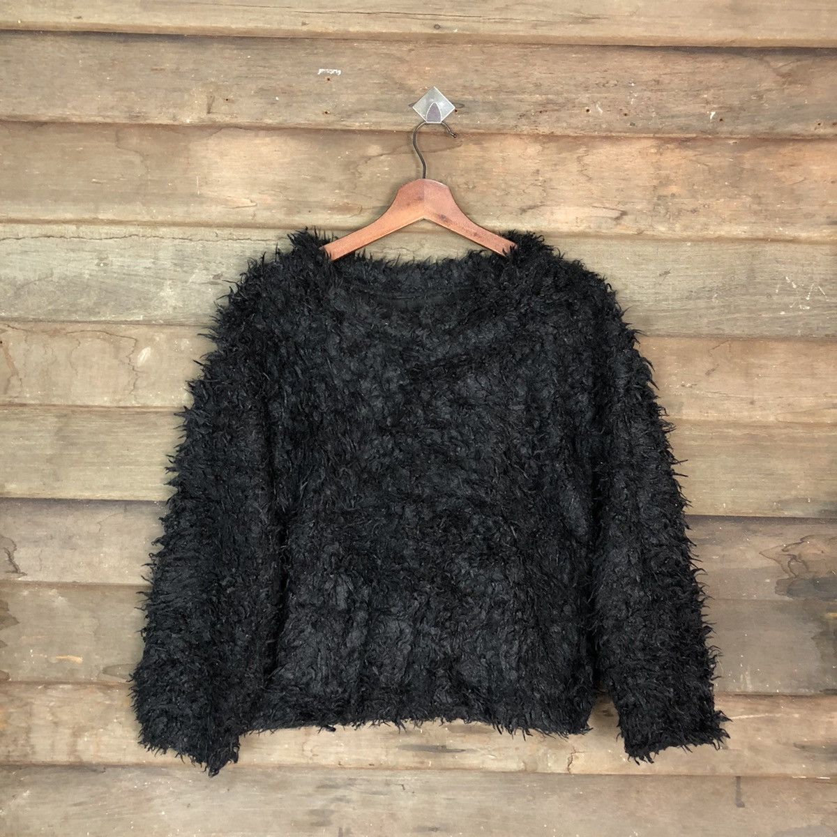 Homespun Knitwear Riche Glamour Shag Shaggy Fur Mohair Knitwear #6700 Size US S / EU 44-46 / 1 - 1 Thumbnail