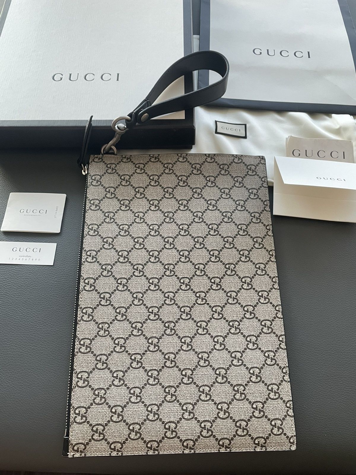 Gucci Limited Super Rare Brand New King Snake GG Pouch Clutch Bag Size ONE SIZE - 12 Thumbnail