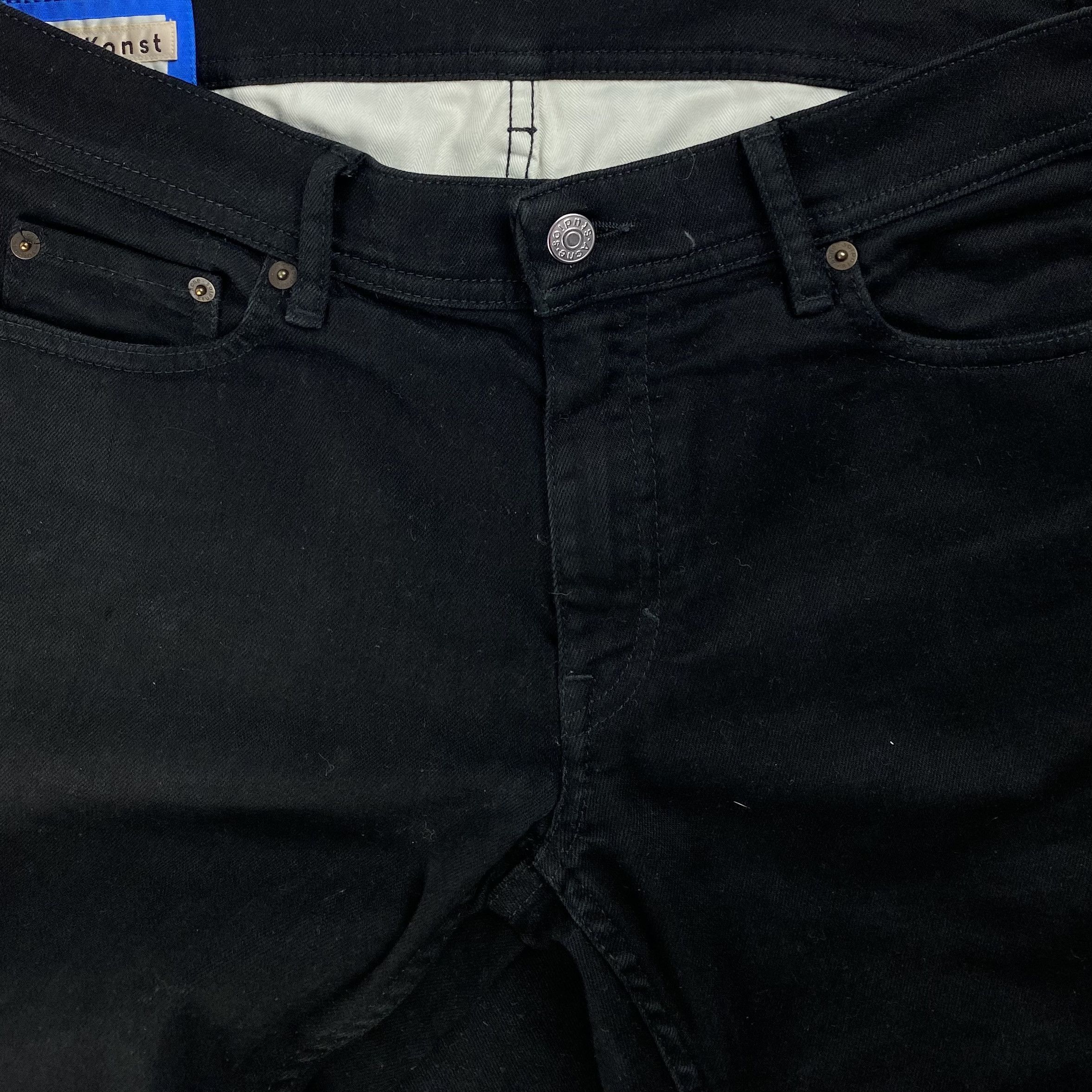 Acne Studios Acne Studios Blå Konnst Black Jeans Size US 31 - 3 Thumbnail