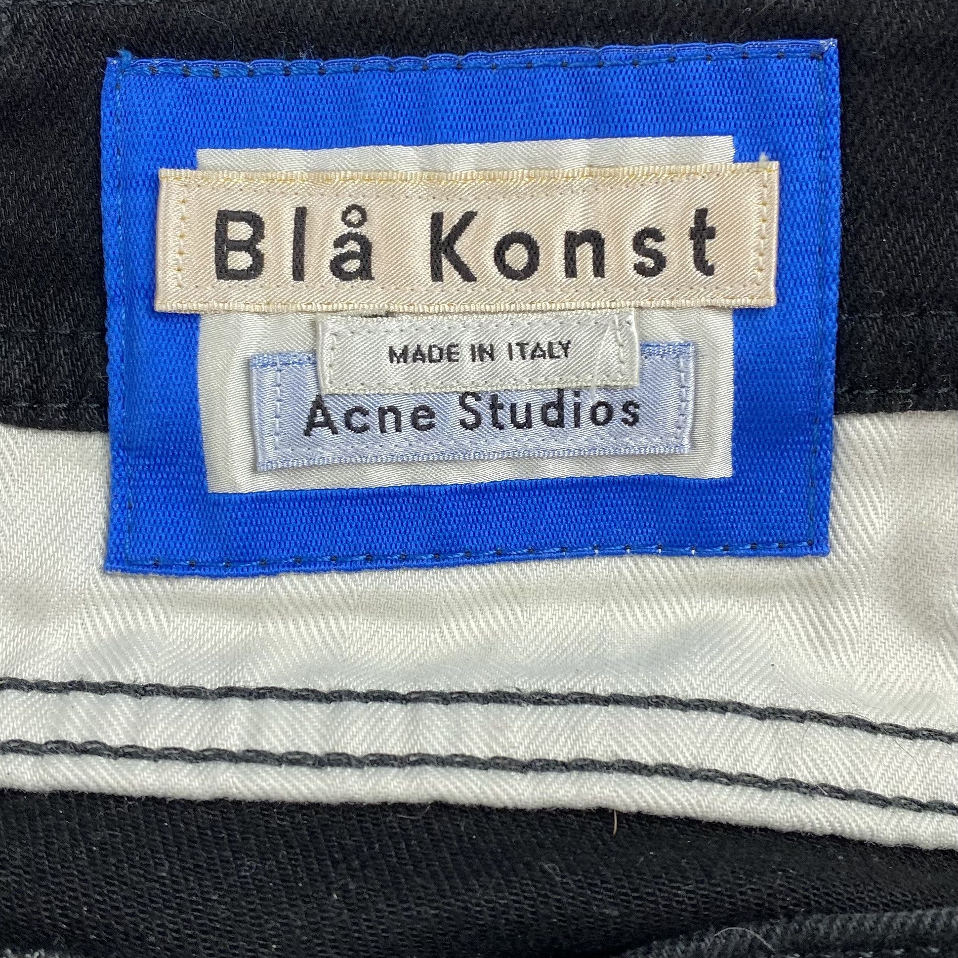 Acne Studios Acne Studios Blå Konnst Black Jeans Size US 31 - 5 Thumbnail
