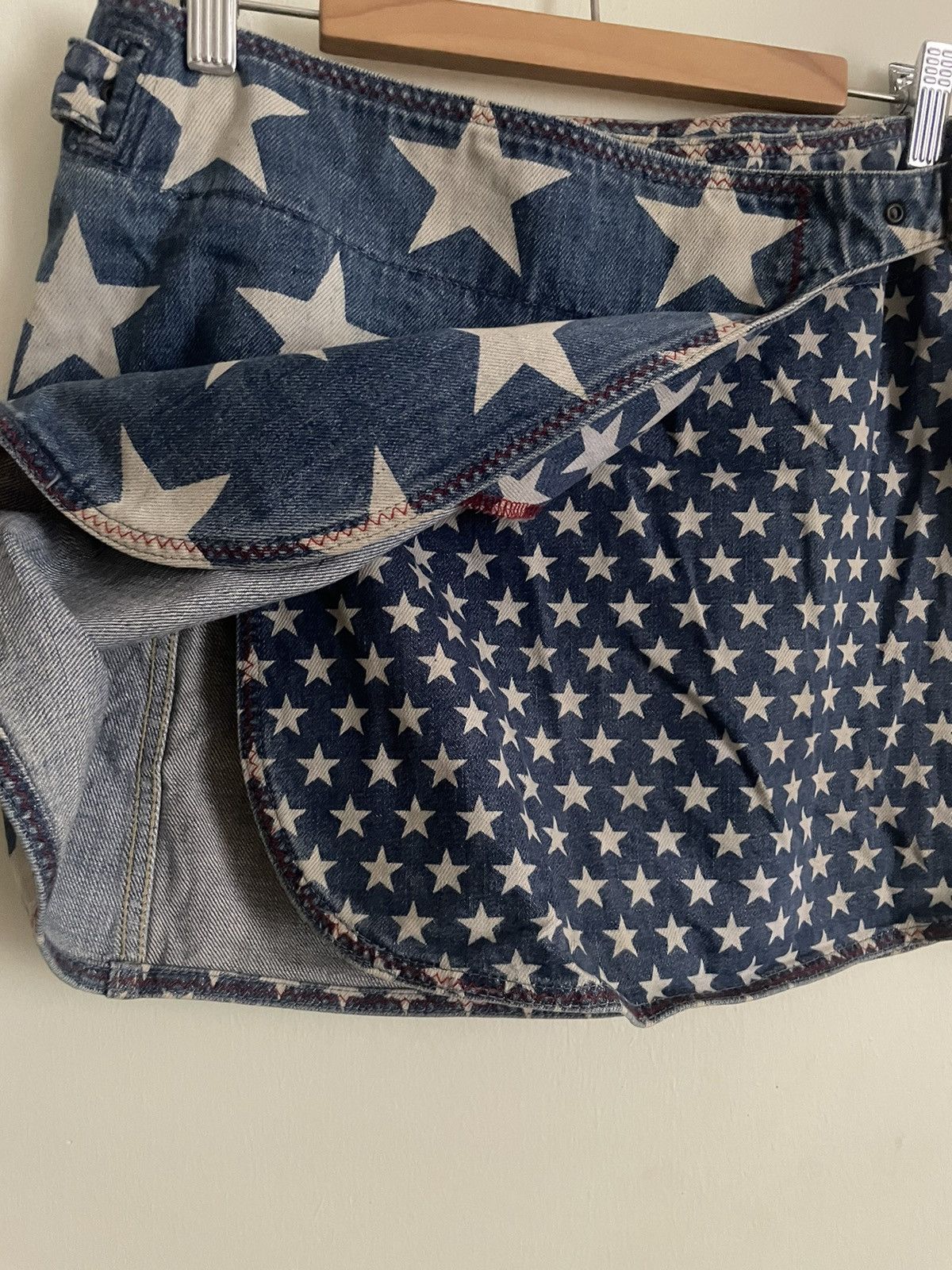 Hysteric Glamour Vintage Hysteric Denim Mini Skirt Size 30" / US 8 / IT 44 - 3 Thumbnail