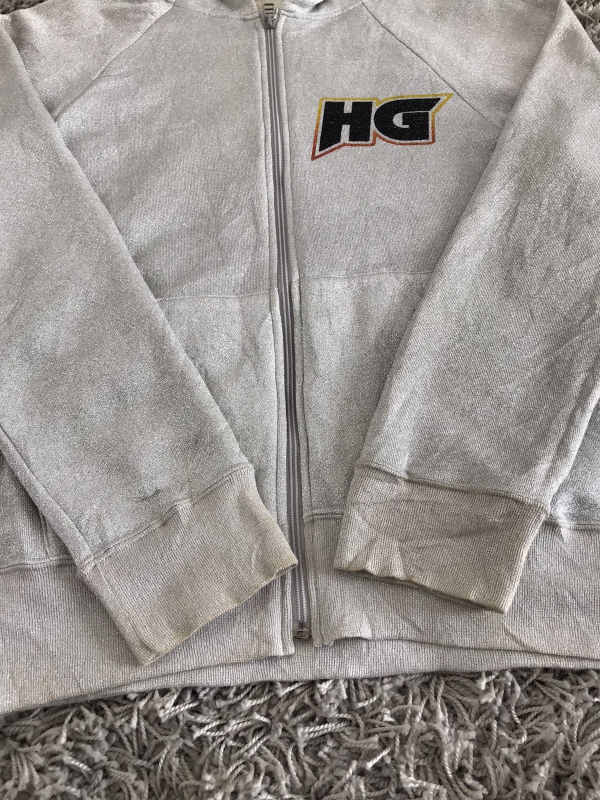 Hysteric Glamour Vintage Hysteric Glamour Glitter Zipper Hoodie Size S / US 4 / IT 40 - 5 Thumbnail
