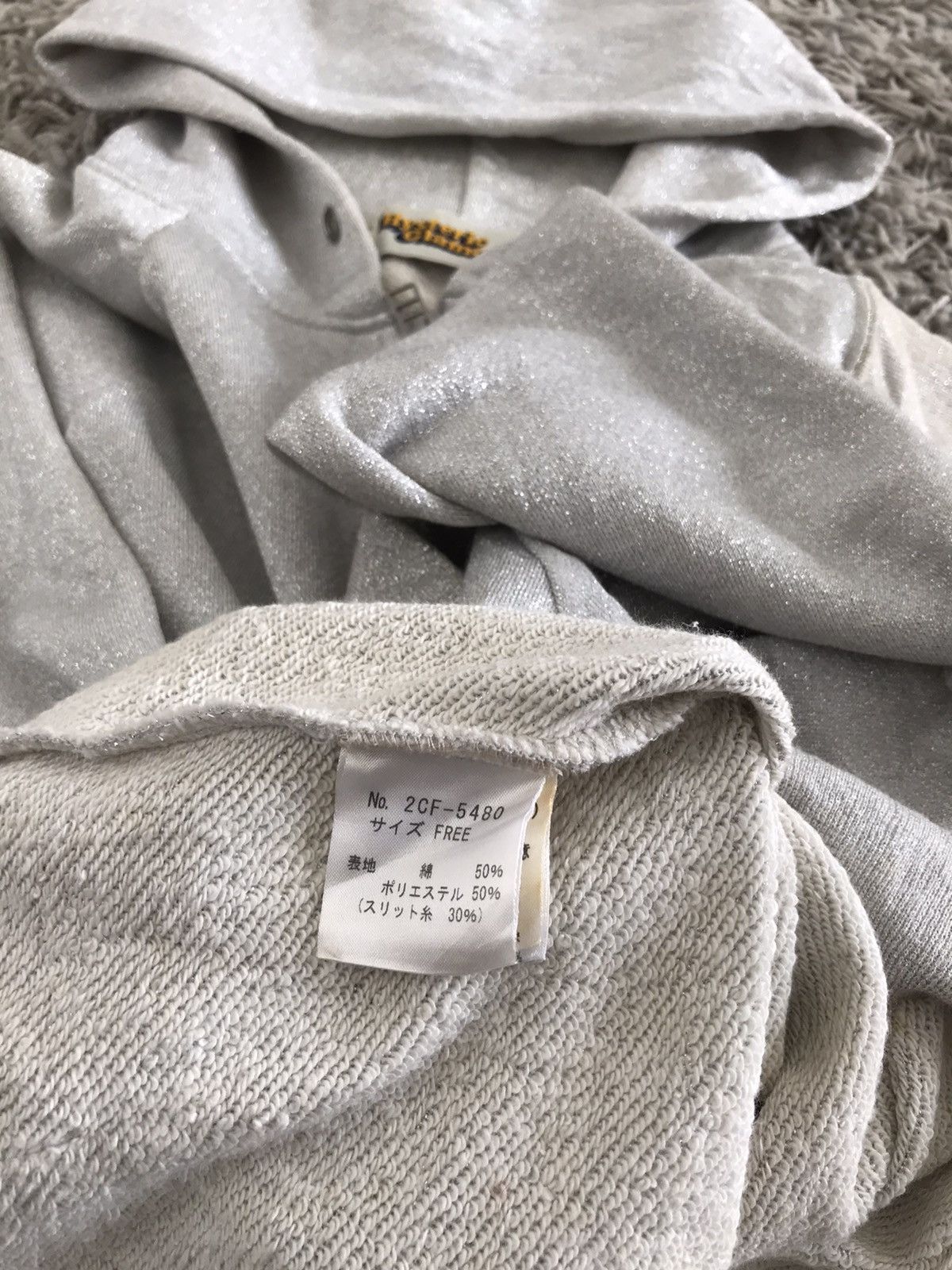 Hysteric Glamour Vintage Hysteric Glamour Glitter Zipper Hoodie Size S / US 4 / IT 40 - 6 Thumbnail