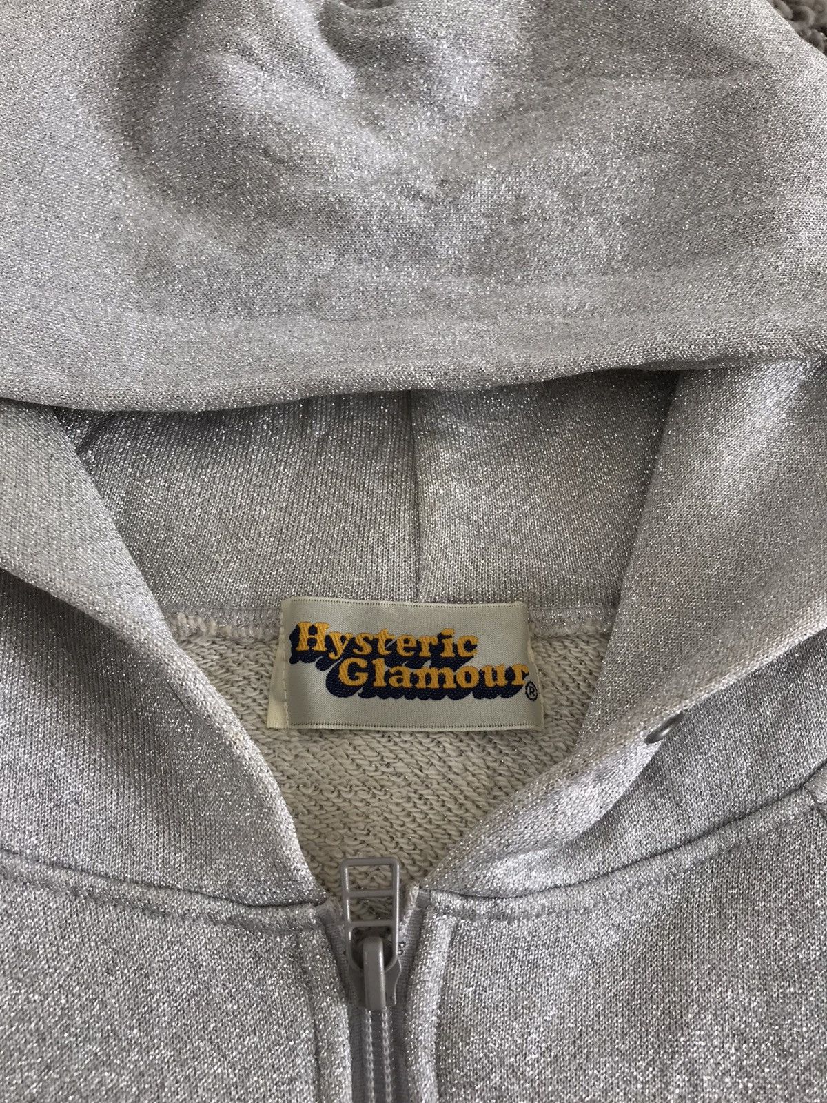 Hysteric Glamour Vintage Hysteric Glamour Glitter Zipper Hoodie Size S / US 4 / IT 40 - 4 Thumbnail