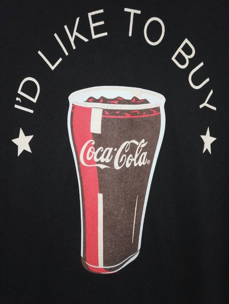 Coca Cola Rare Sweatshirt Coca Cola Coke Coke Big Logo (ss320) Size US M / EU 48-50 / 2 - 2 Thumbnail