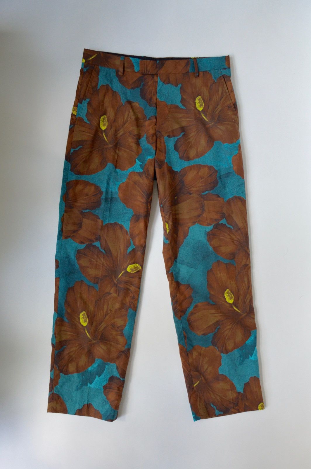 S/S 20 Hibiscus Print Trousers