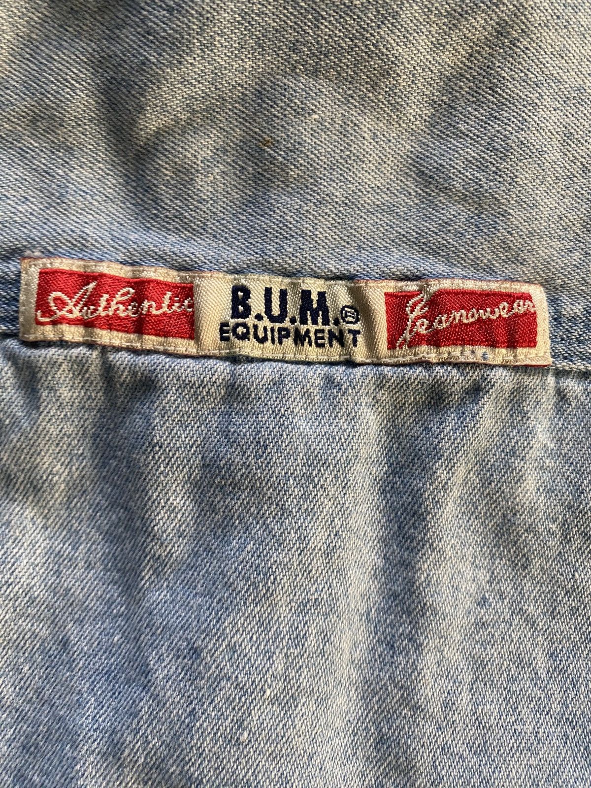 B.U.M Equipment Vintage 90’s BUM Equipment Denim Long Sleeve Button Up Size US M / EU 48-50 / 2 - 17 Thumbnail