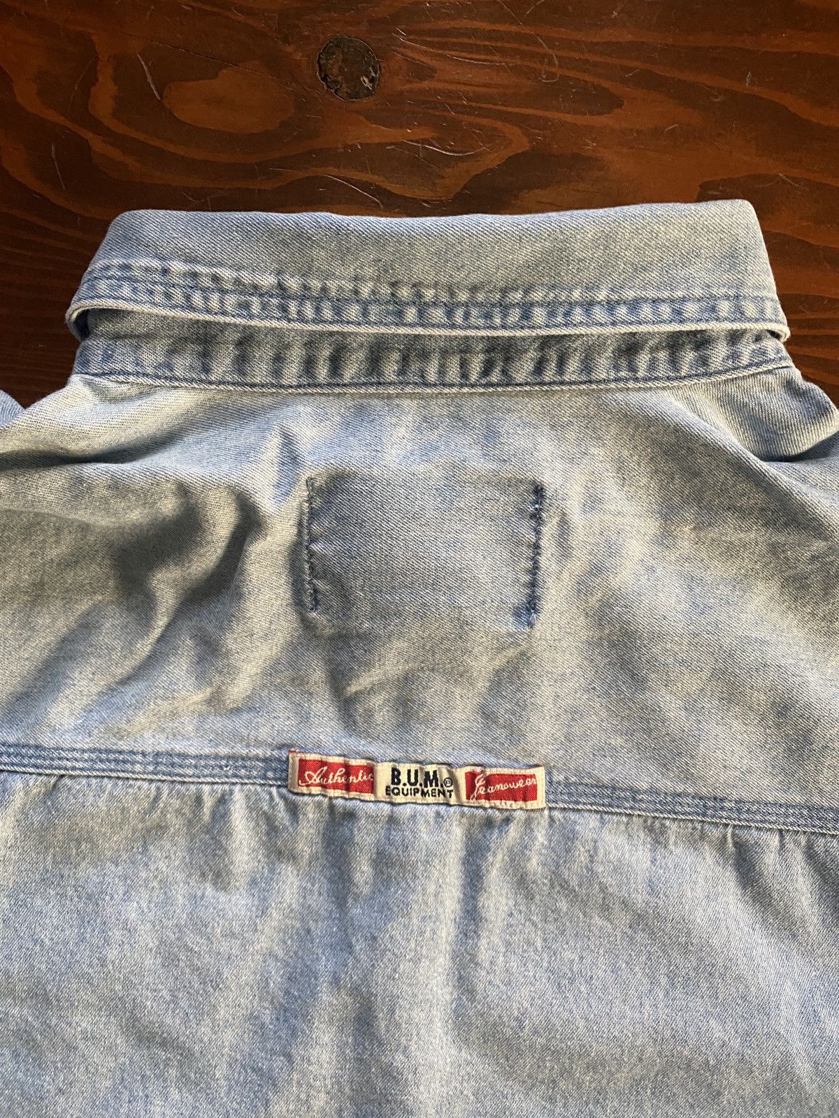 B.U.M Equipment Vintage 90’s BUM Equipment Denim Long Sleeve Button Up Size US M / EU 48-50 / 2 - 18 Thumbnail