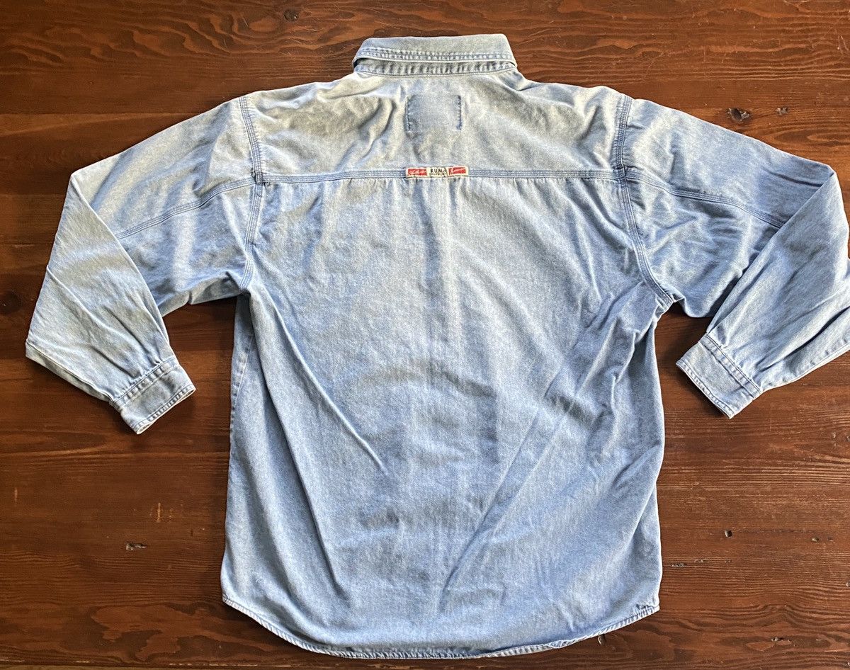 B.U.M Equipment Vintage 90’s BUM Equipment Denim Long Sleeve Button Up Size US M / EU 48-50 / 2 - 11 Thumbnail