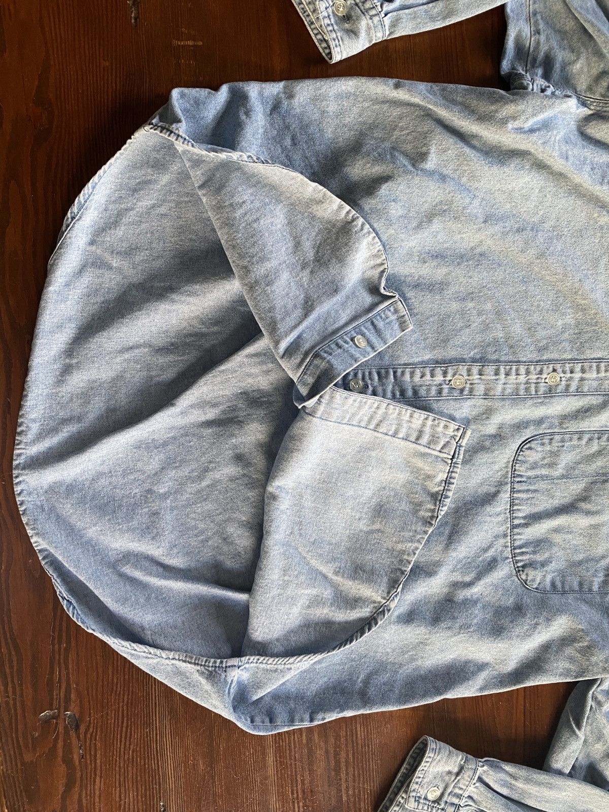 B.U.M Equipment Vintage 90’s BUM Equipment Denim Long Sleeve Button Up Size US M / EU 48-50 / 2 - 8 Thumbnail