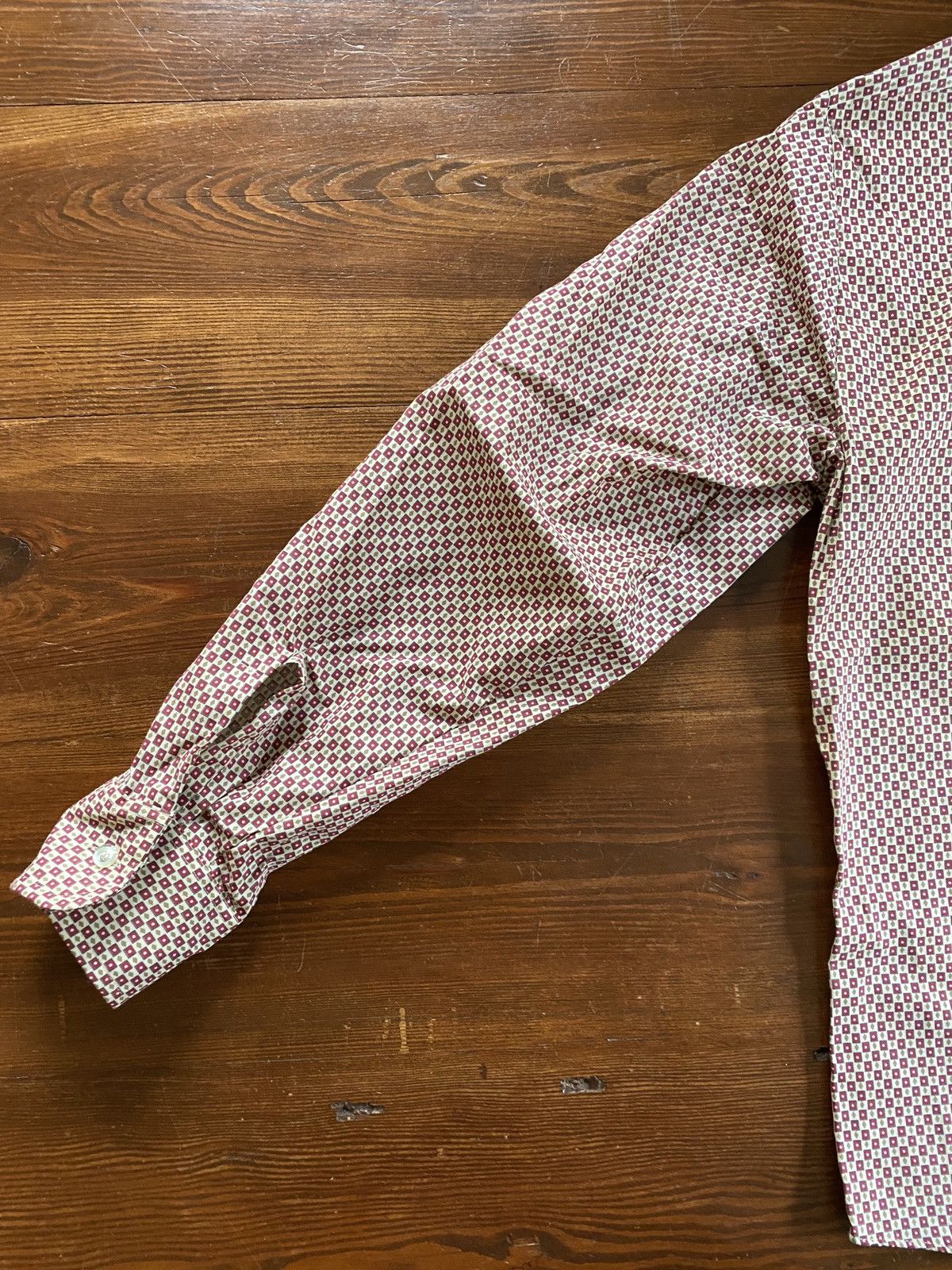 Vintage Vintage NWOT 70’s Kmart Patterned Long Sleeve Button Up Size US L / EU 52-54 / 3 - 10 Thumbnail