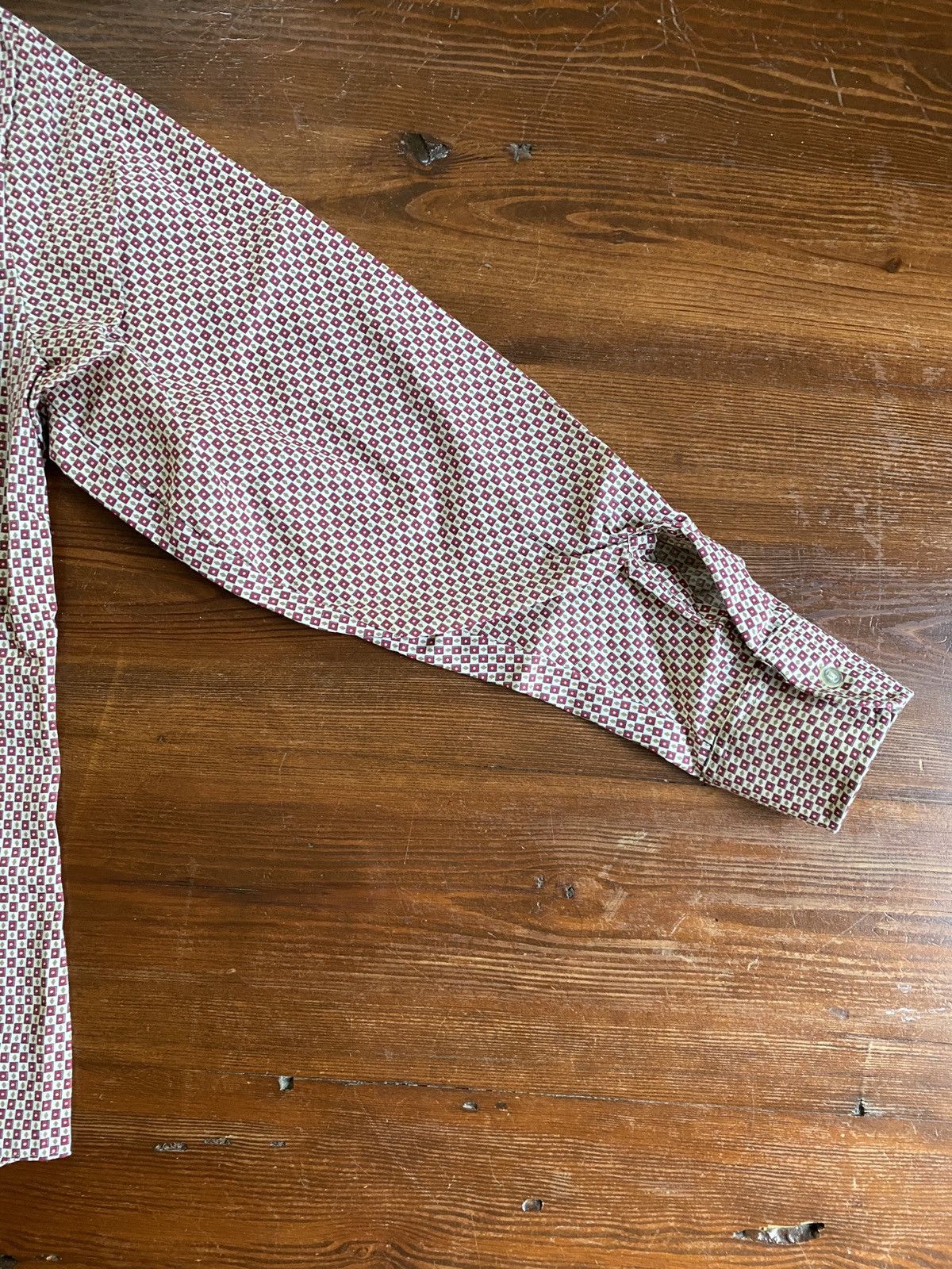 Vintage Vintage NWOT 70’s Kmart Patterned Long Sleeve Button Up Size US L / EU 52-54 / 3 - 9 Thumbnail
