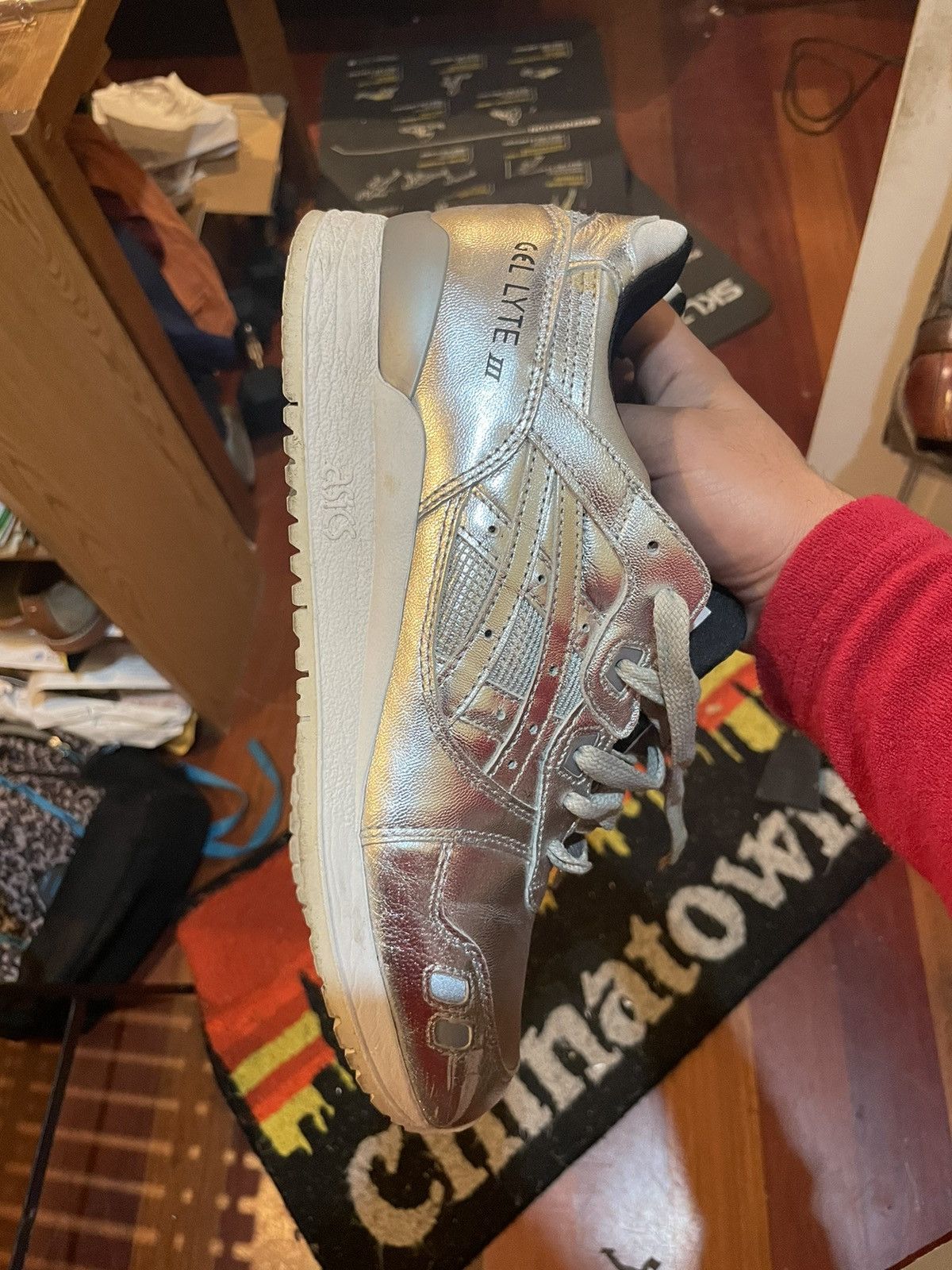 Asics 2015 Asics Gel Lyte 3 Champagne/Medal Pack Size US 9.5 / EU 42-43 - 2 Thumbnail