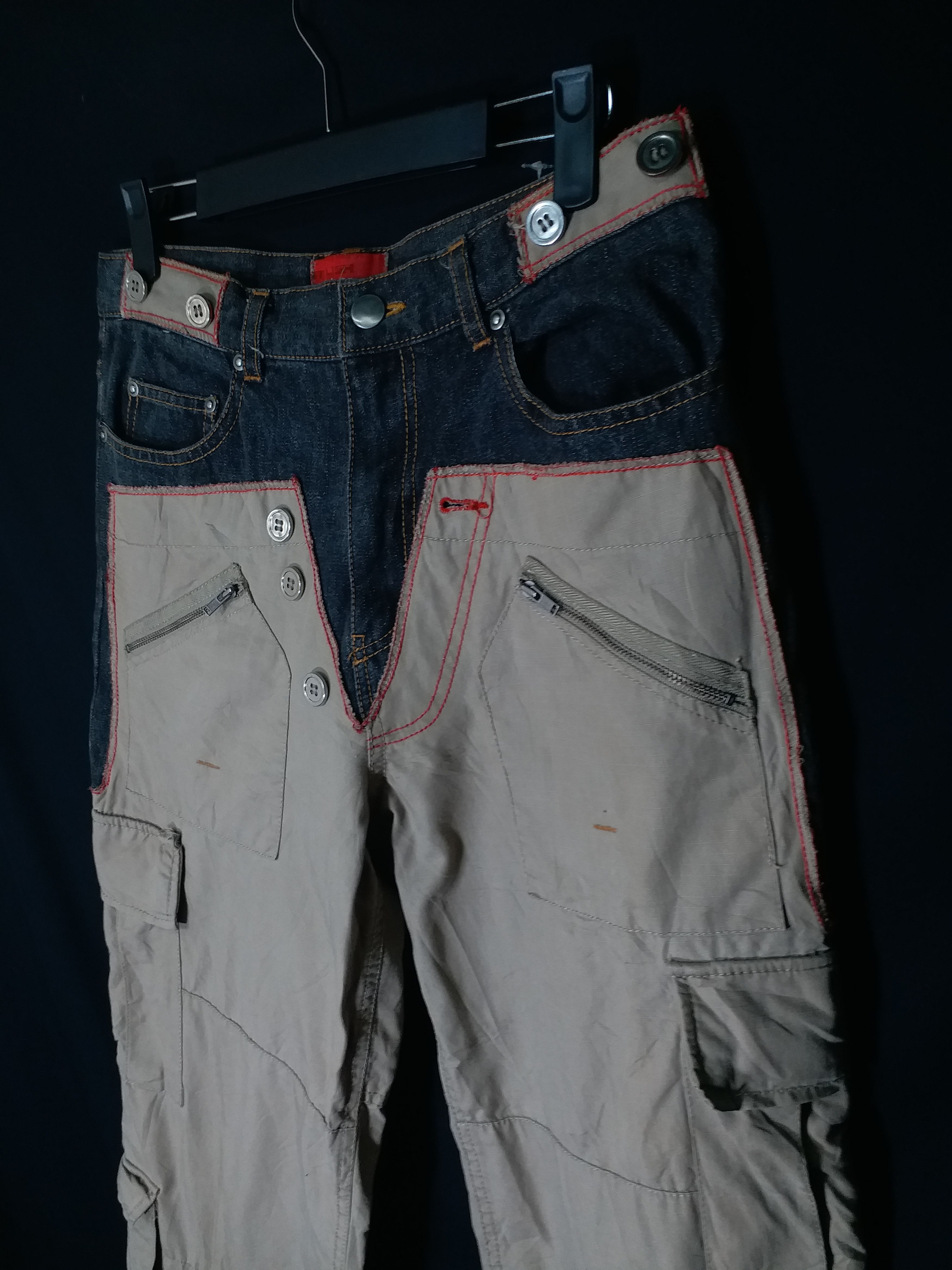 Japanese Brand OFFER TODAY🚨 FLARE BAGGY PANTS HYBIRD RAPPER OUTFIT Size US 32 / EU 48 - 6 Thumbnail