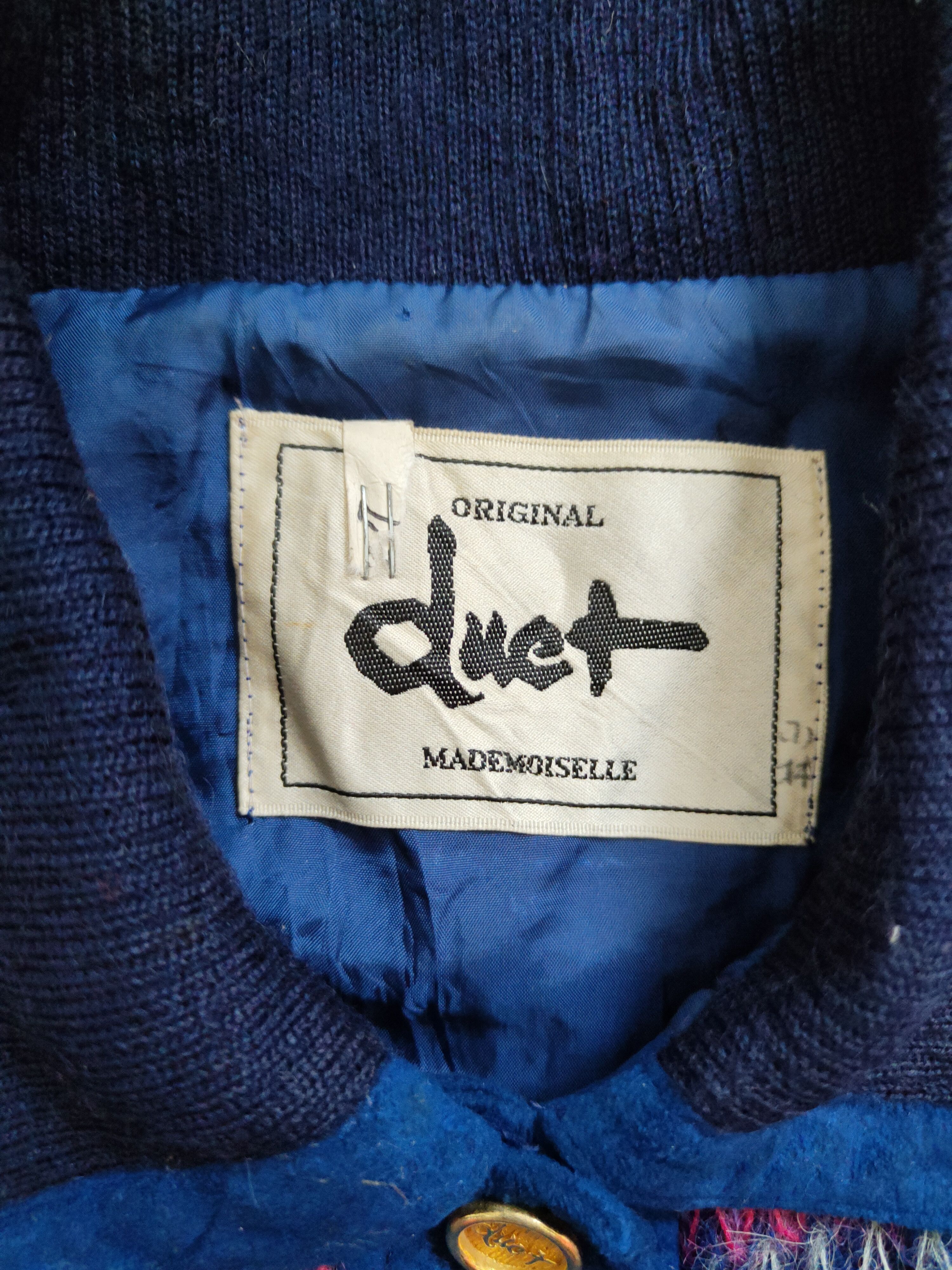 Homespun Knitwear Duet - Made Moiselle Shag Shaggy Fur Mohair Knitwear #S373 Size XS / US 0-2 / IT 36-38 - 13 Thumbnail