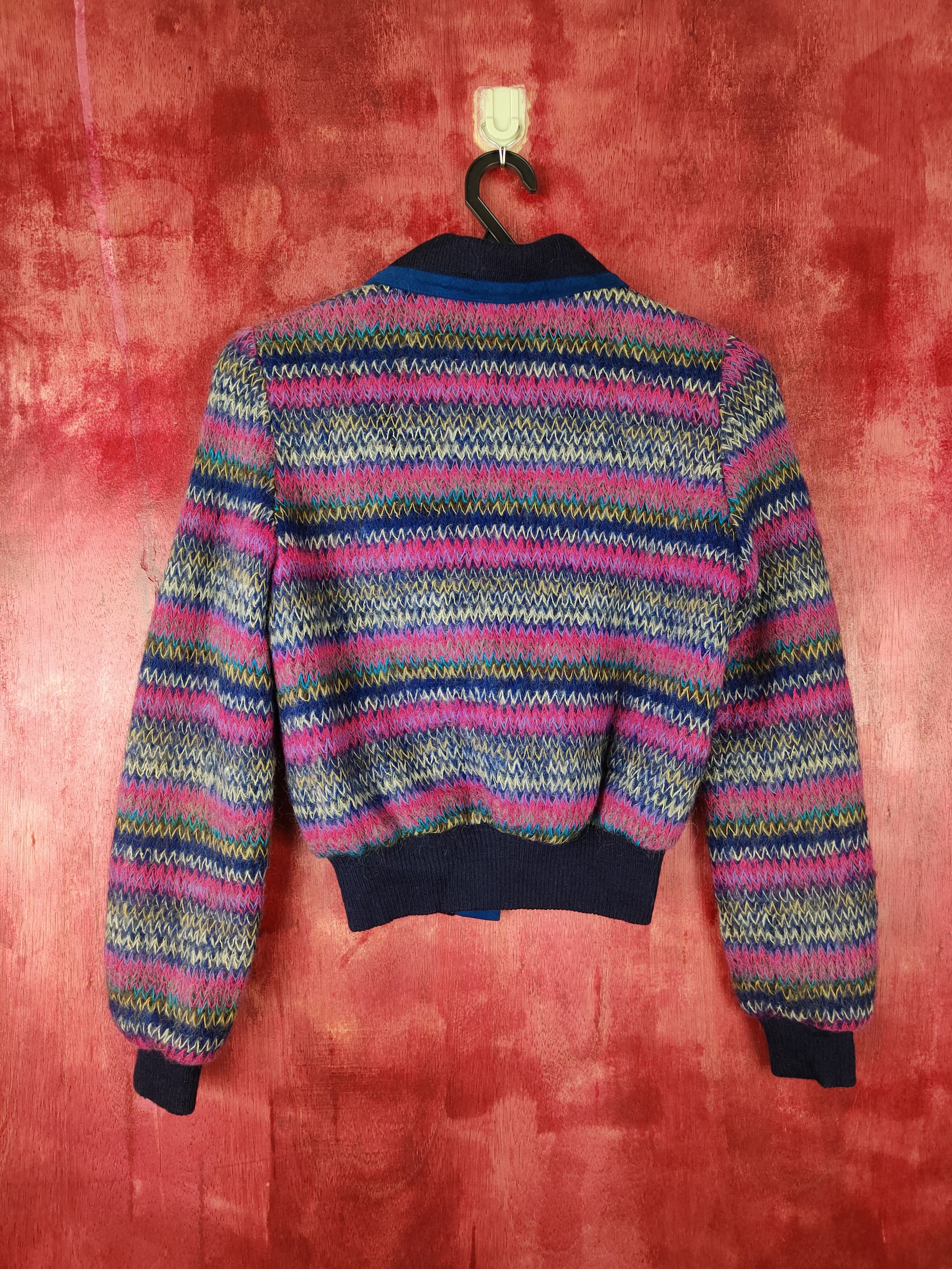Homespun Knitwear Duet - Made Moiselle Shag Shaggy Fur Mohair Knitwear #S373 Size XS / US 0-2 / IT 36-38 - 8 Thumbnail