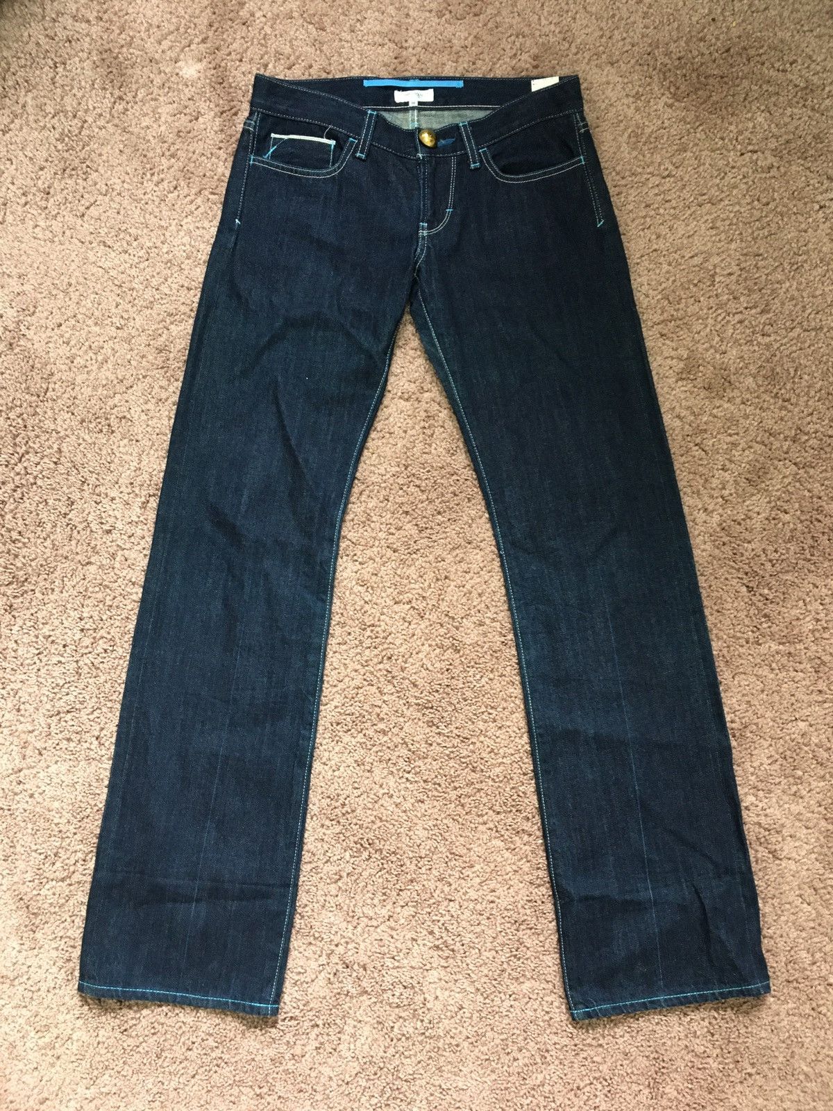 lanvin en bleu selvege jeans