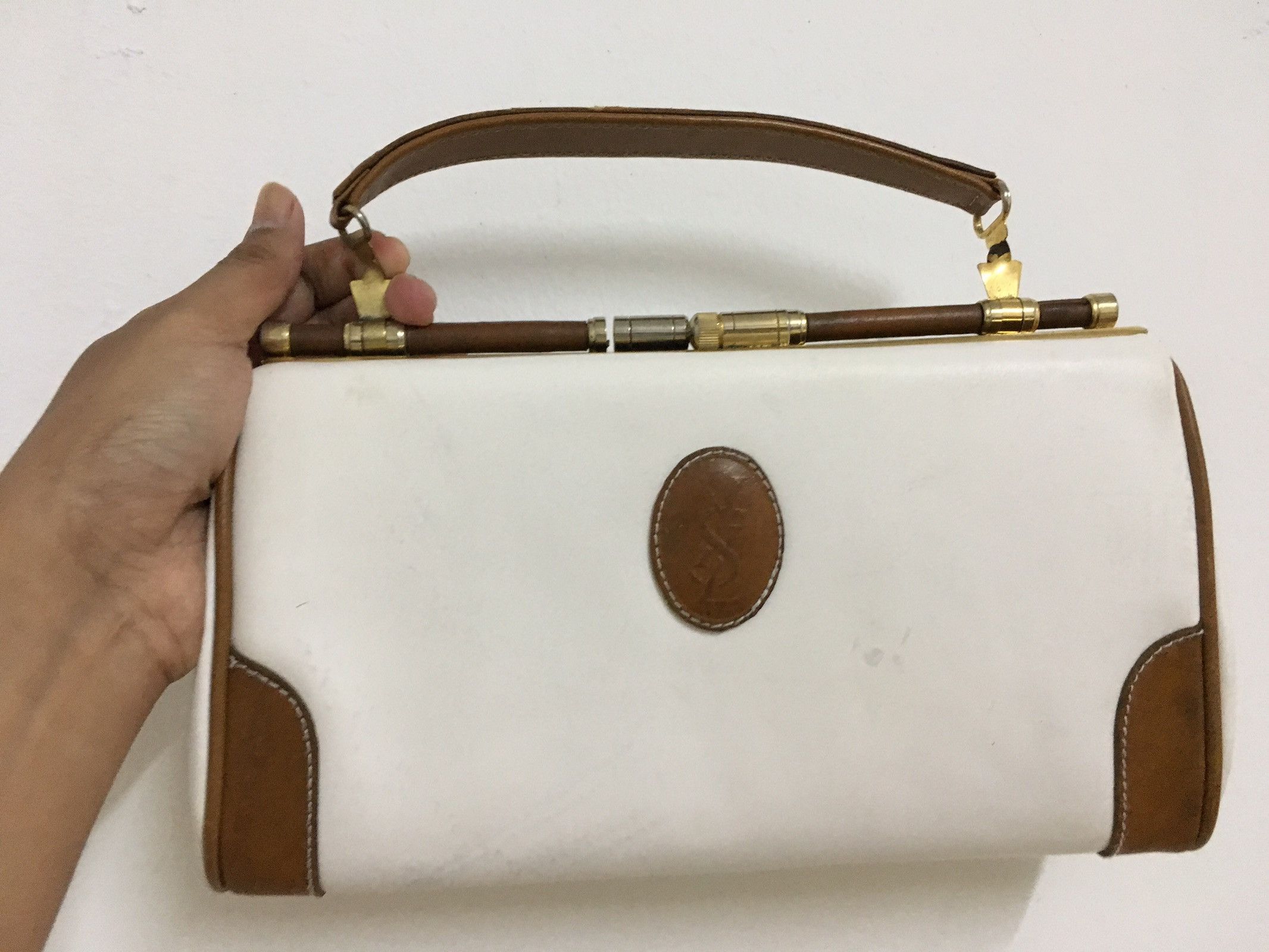 Vintage vintage clutch bag Size ONE SIZE - 14 Thumbnail
