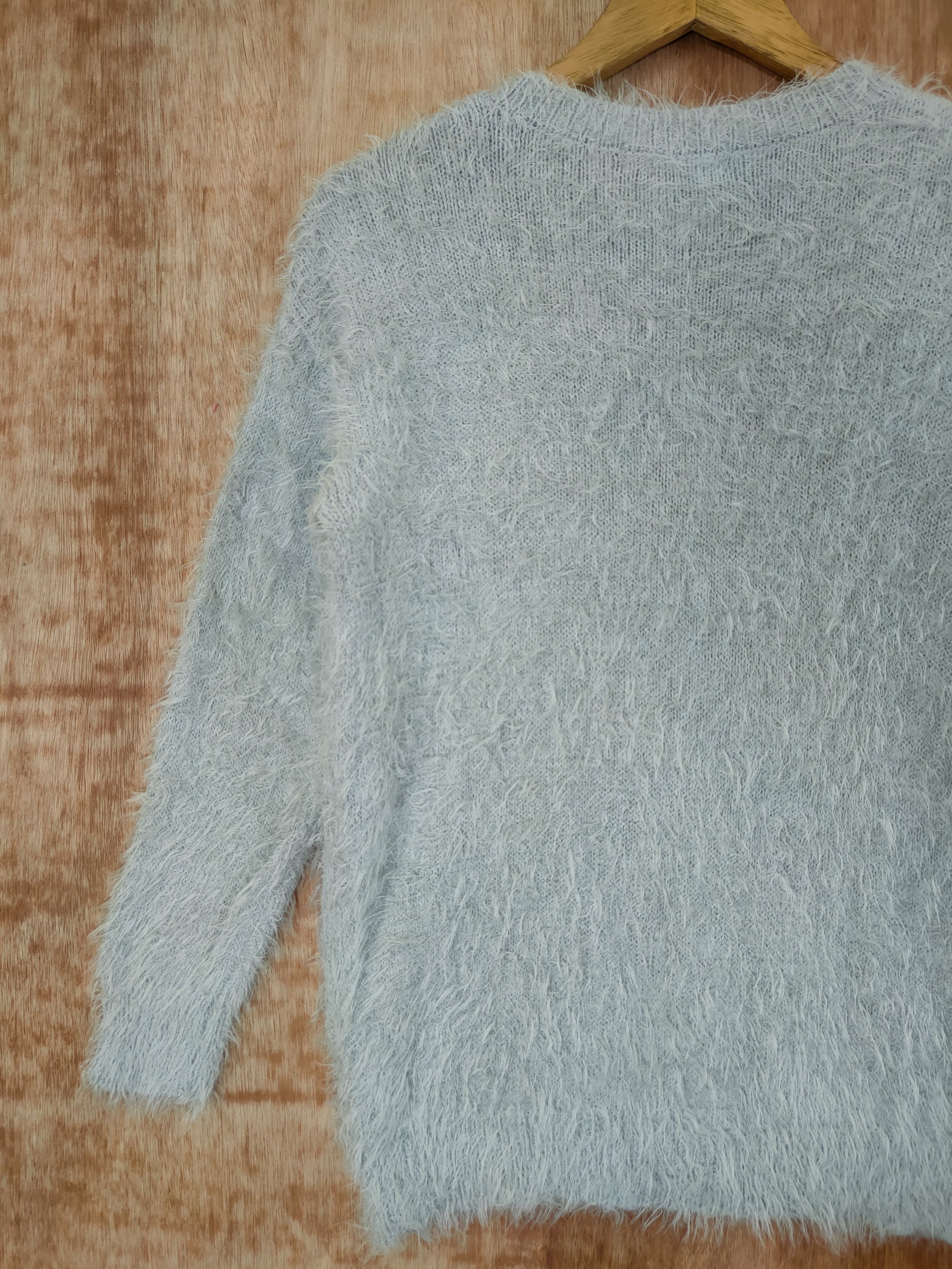Homespun Knitwear DLL Shoo La Rue shaggy fur mohair japan knitwear #46-521 Size S / US 4 / IT 40 - 9 Thumbnail
